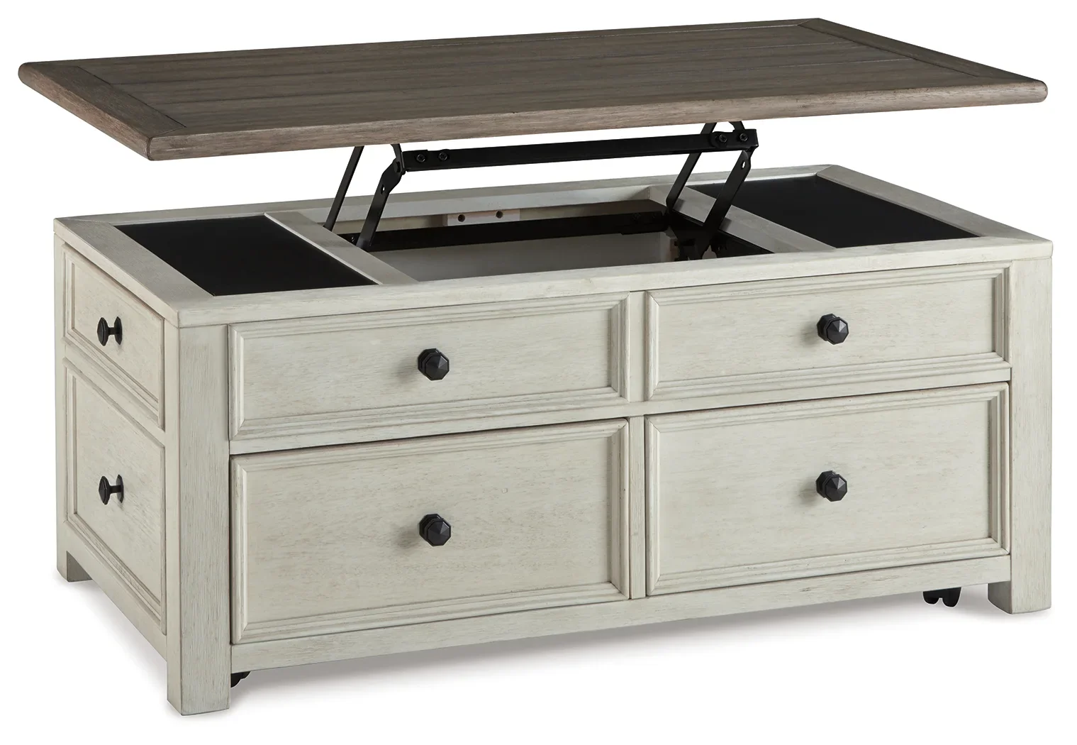 Bolanburg - White / Brown / Beige - Lift Top Cocktail Table - Image 6