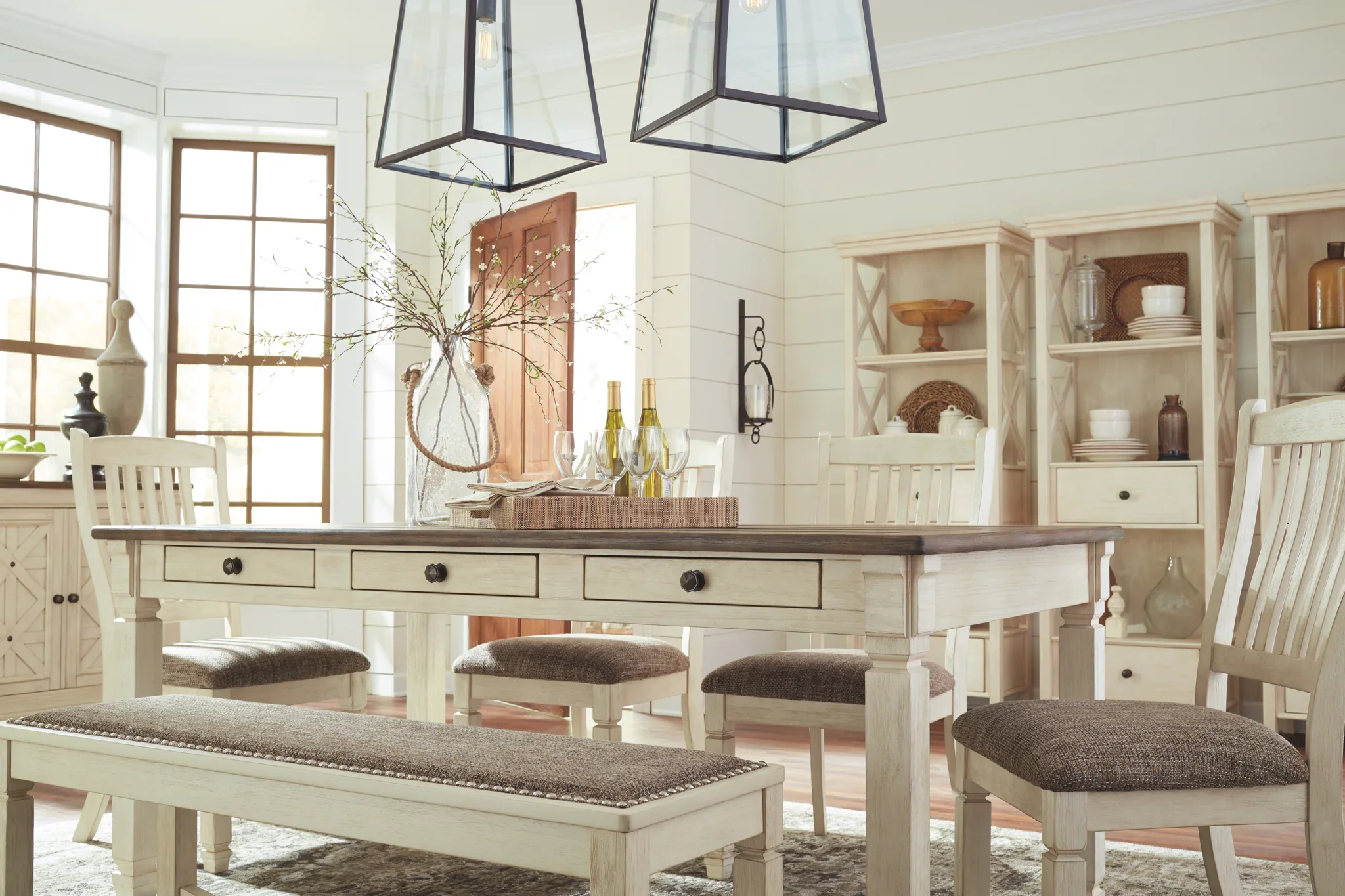 Bolanburg - Beige - Rectangular Dining Room Table - Image 7