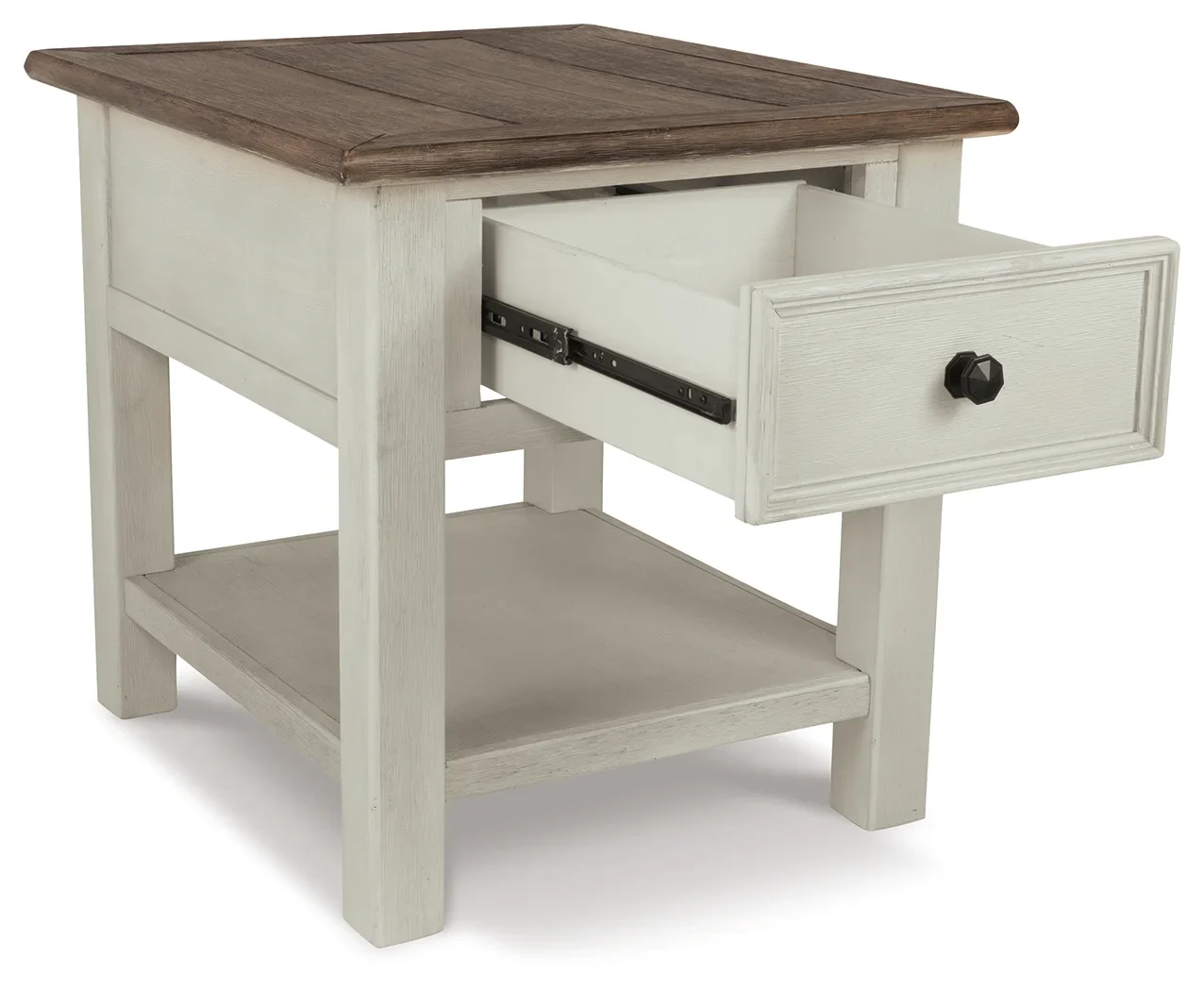Bolanburg - White / Brown / Beige - Rectangular End Table - Image 5