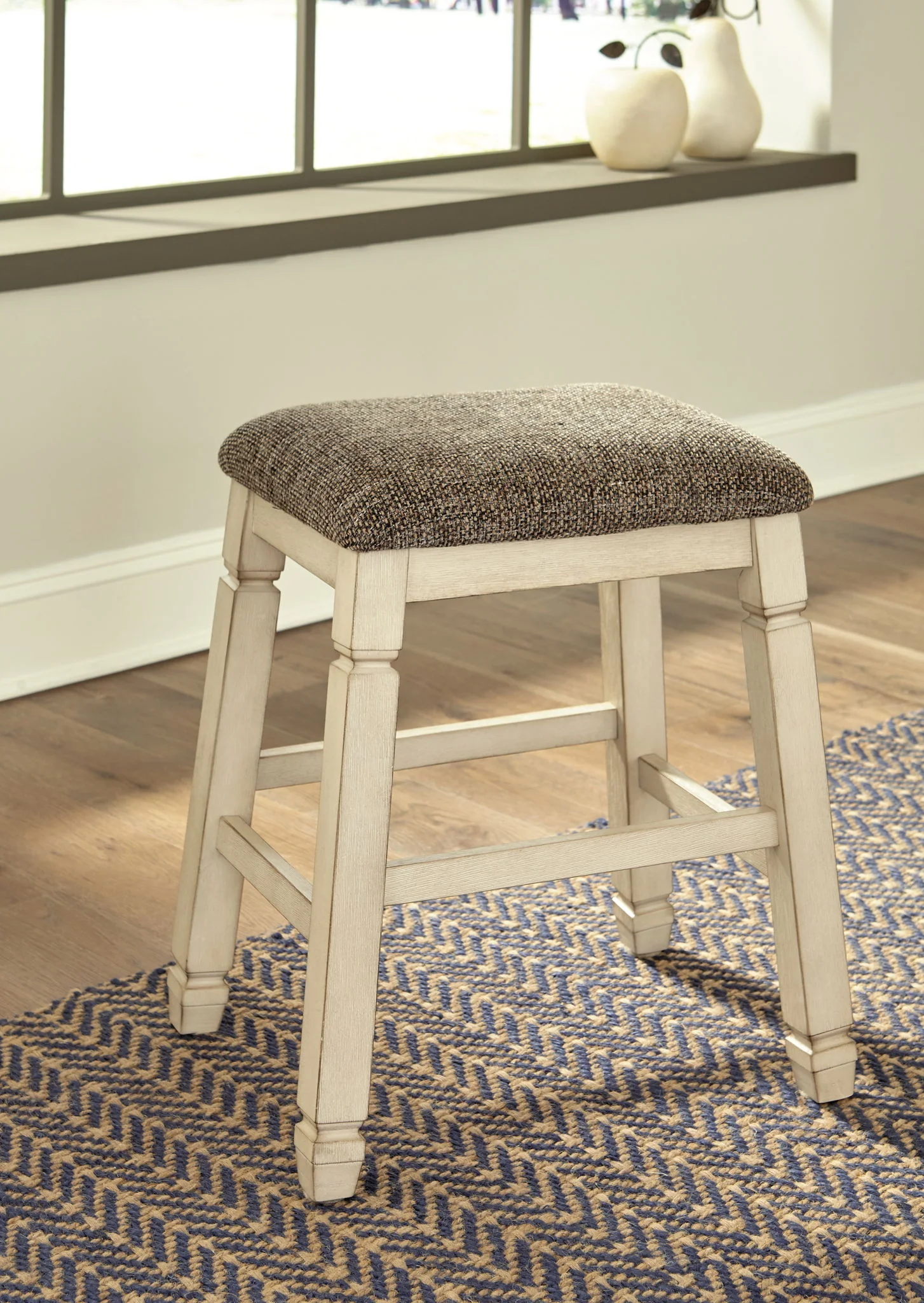 Bolanburg - Beige - Upholstered Stool (Set of 2) - Image 3