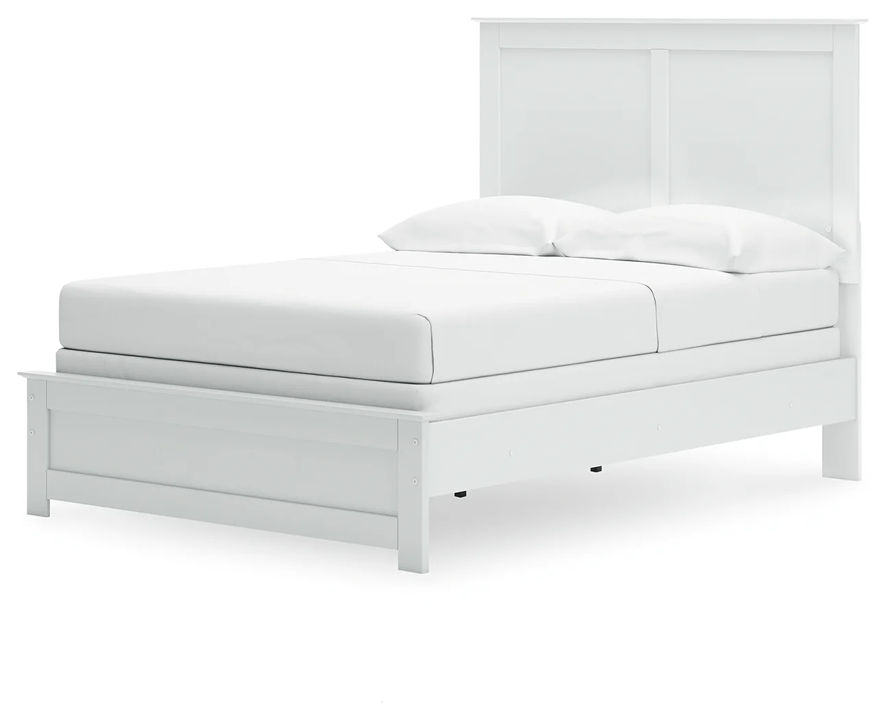Bostwick Shoals - White - Full Panel Bed With Framed Footboard - Image 4