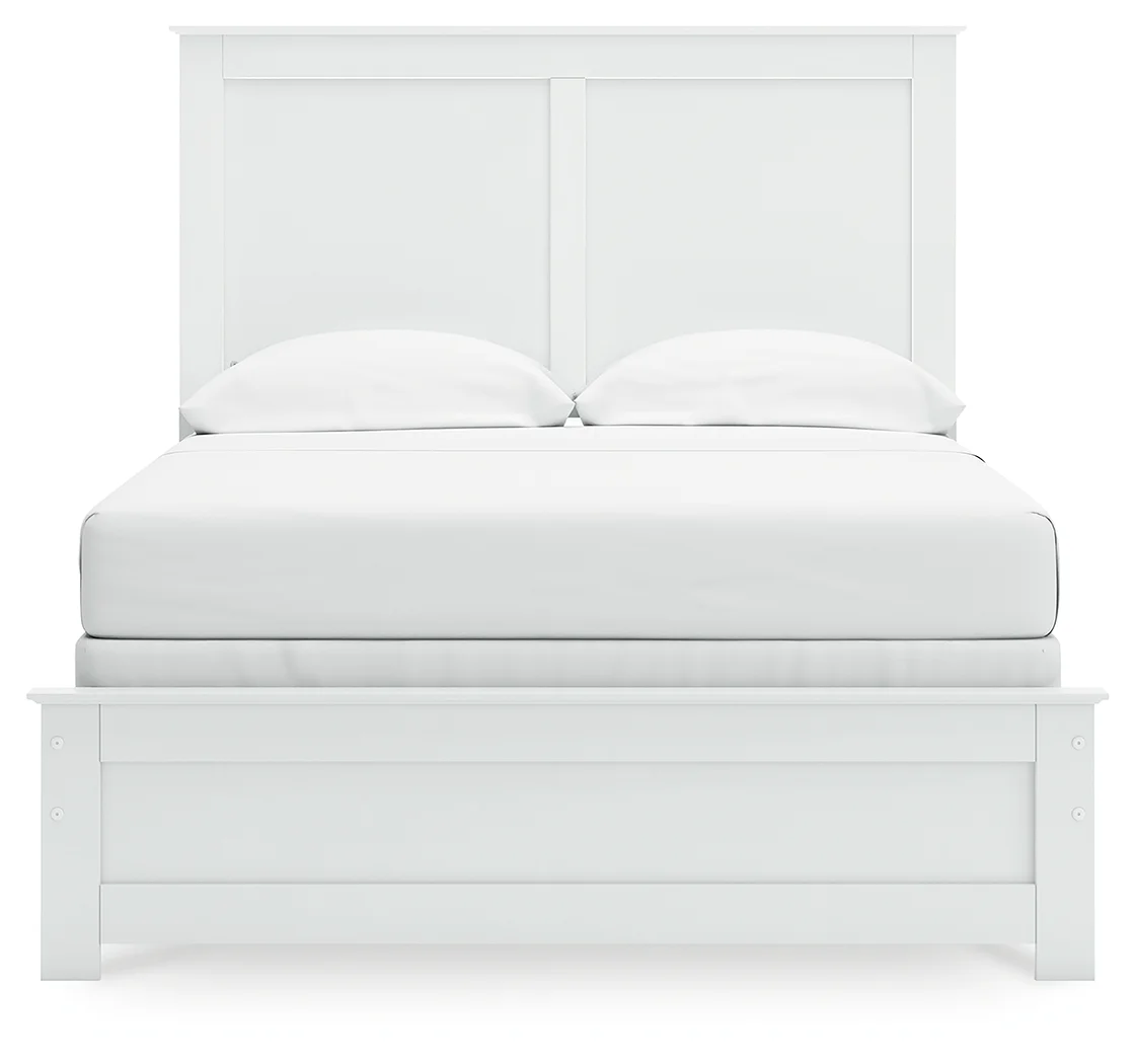 Bostwick Shoals - White - Full Panel Bed With Framed Footboard - Image 5