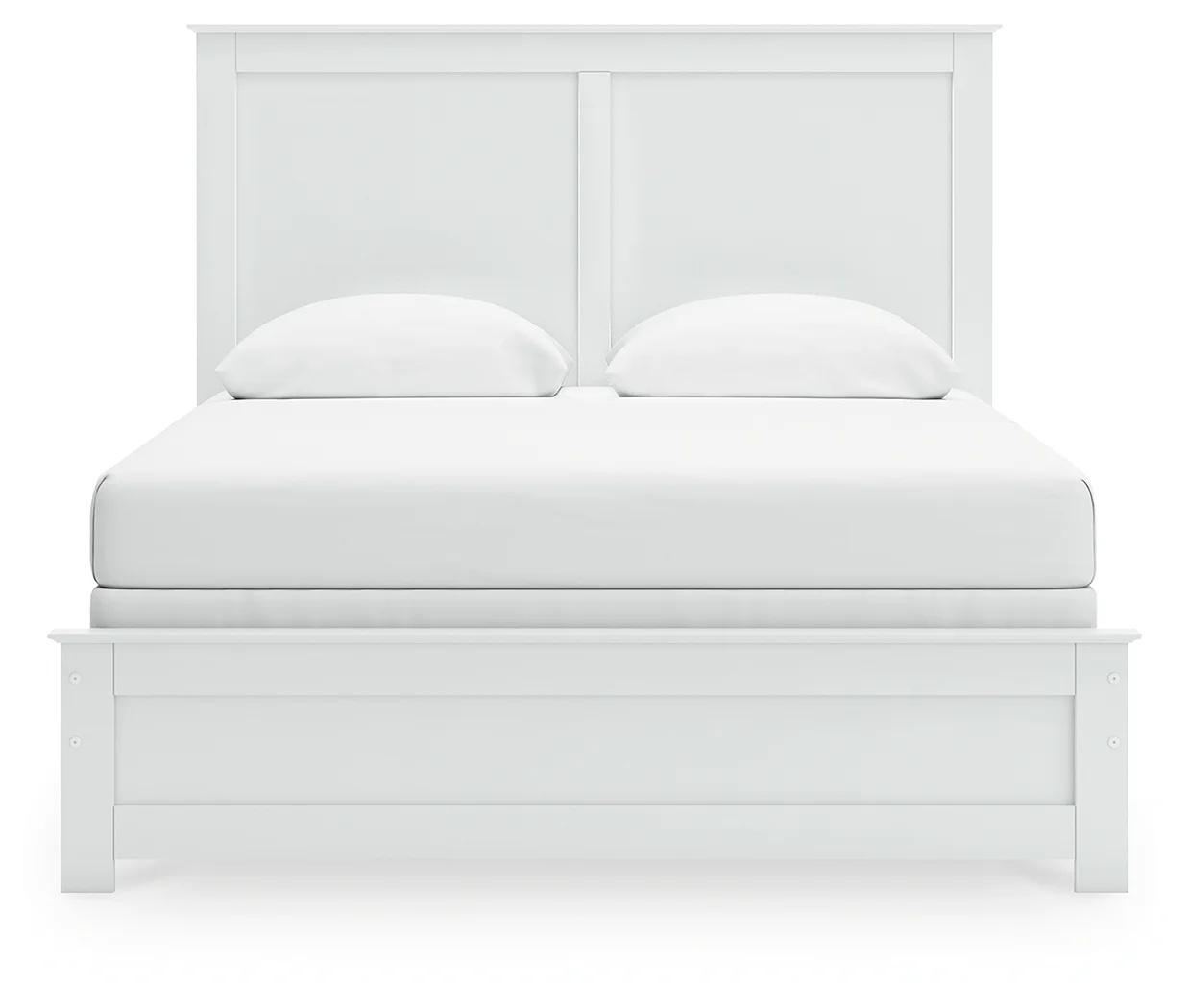 Bostwick Shoals - White - Queen Panel Bed With Framed Footboard - Image 5