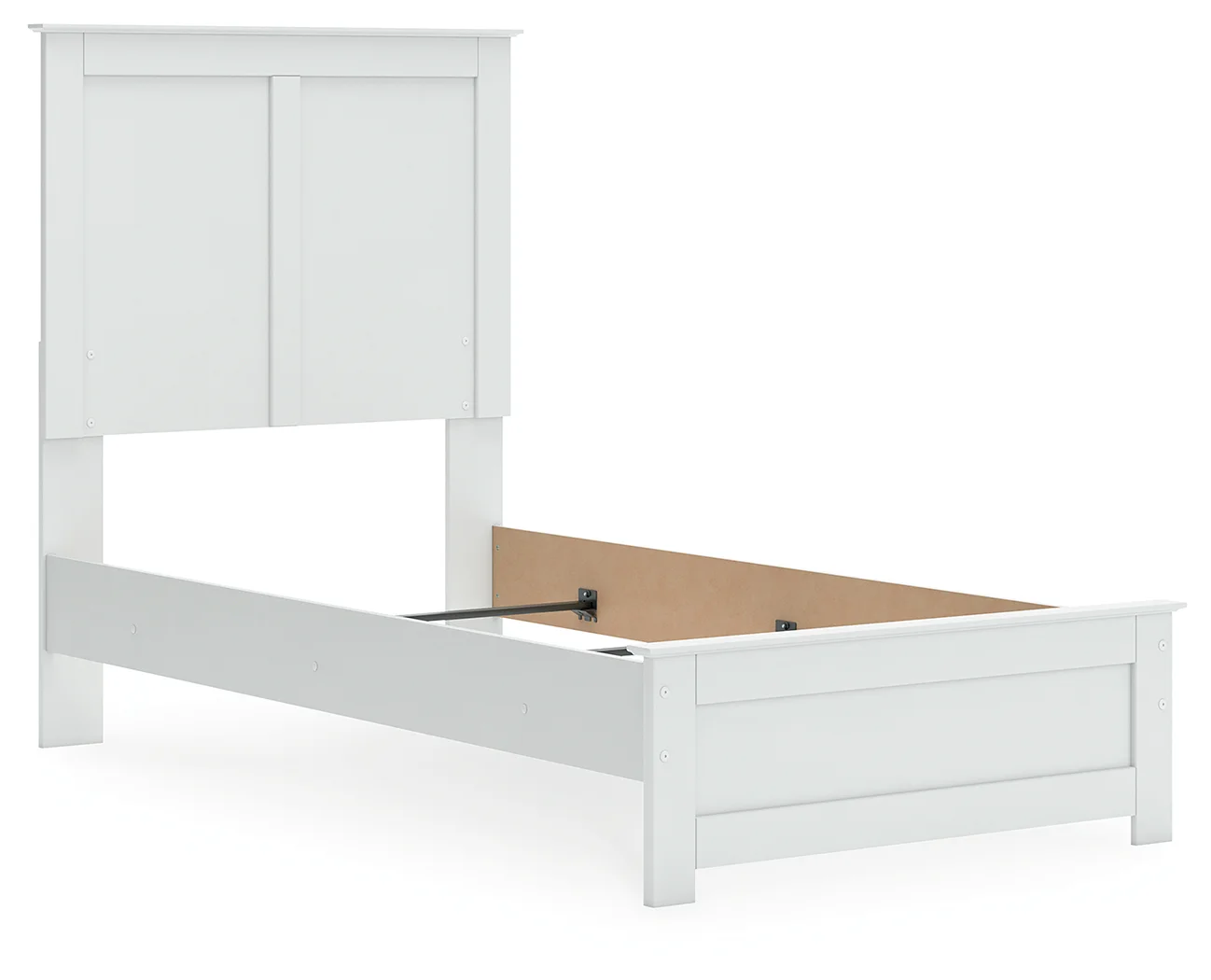 Bostwick Shoals - White - Twin Panel Bed With Framed Footboard - Image 3