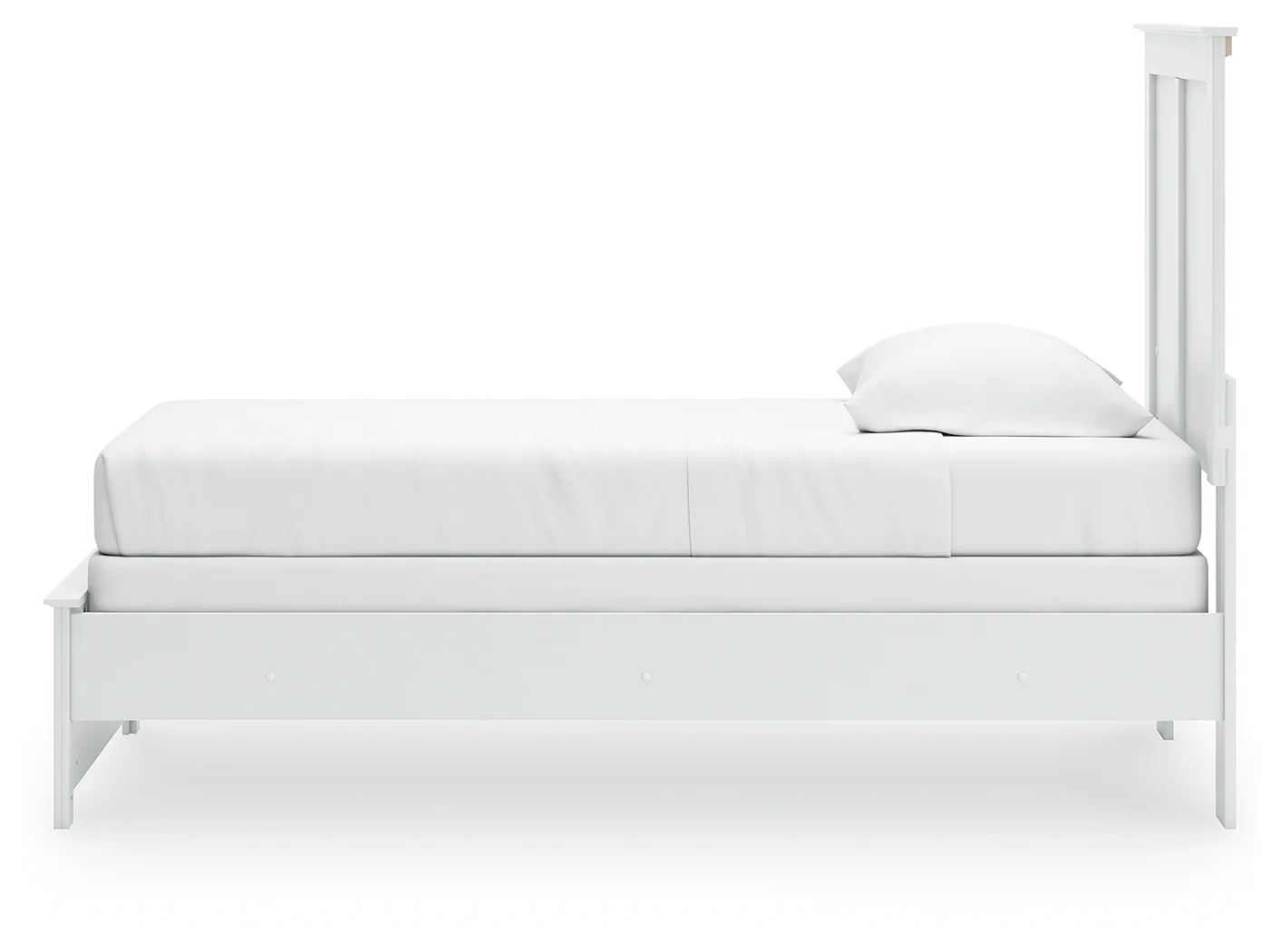 Bostwick Shoals - White - Twin Panel Bed With Framed Footboard - Image 7