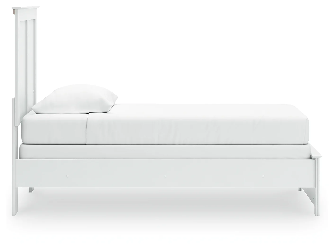 Bostwick Shoals - White - Twin Panel Bed With Framed Footboard - Image 8