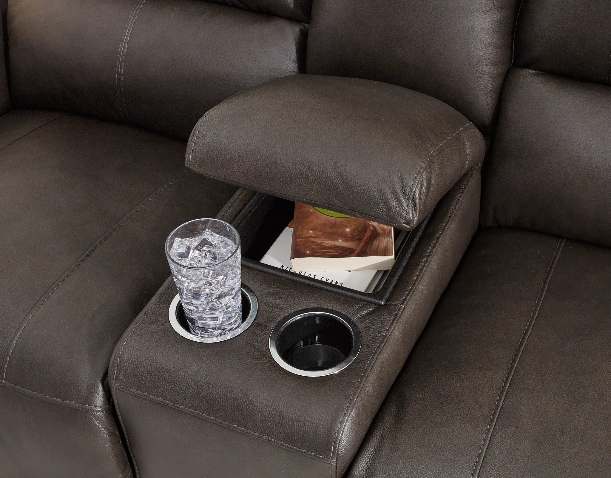 Boxmere - Storm - Dbl Power Reclining Loveseat With Console - Image 6