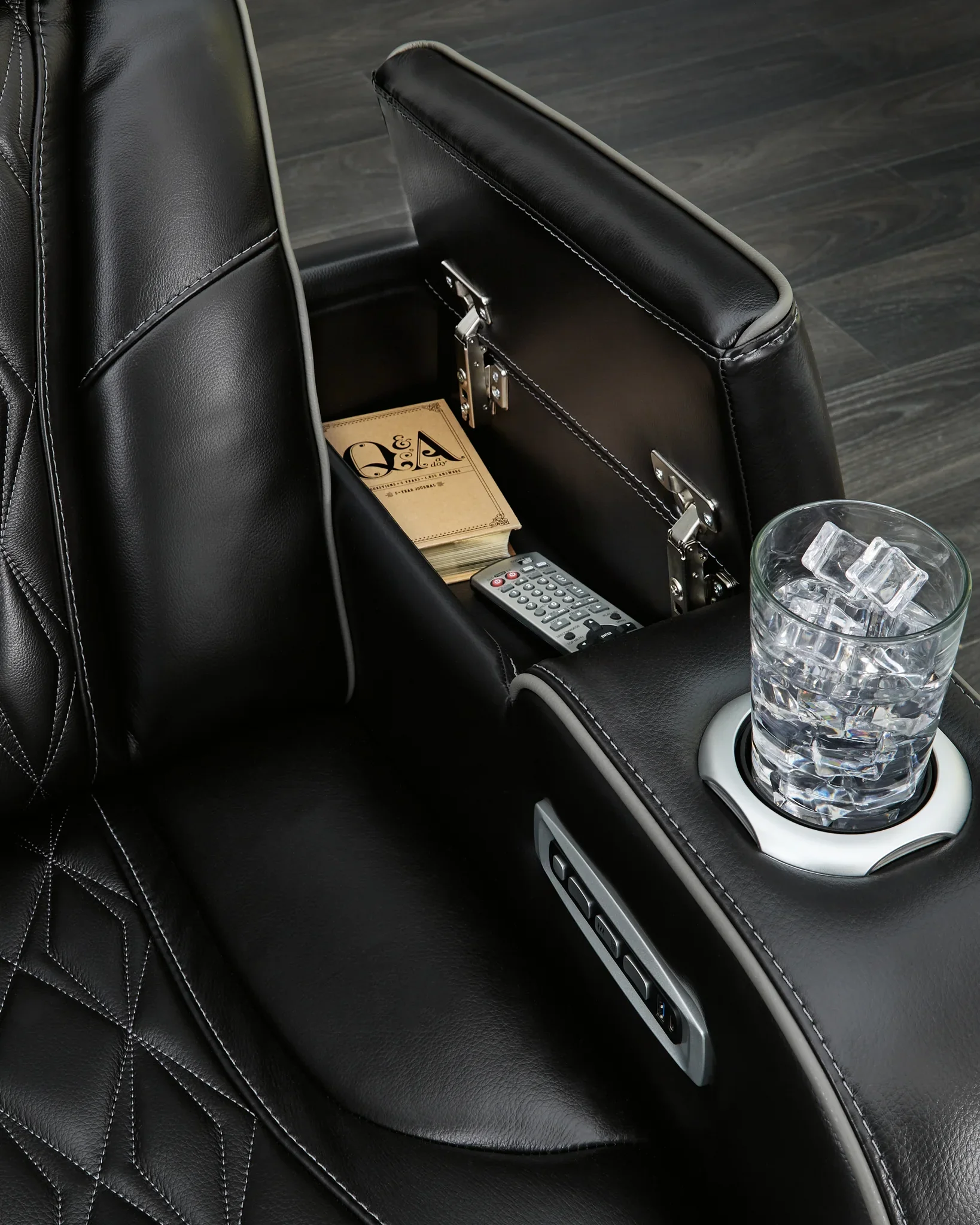 Boyington - Black - Power Recliner/ Adj Headrest - Image 8