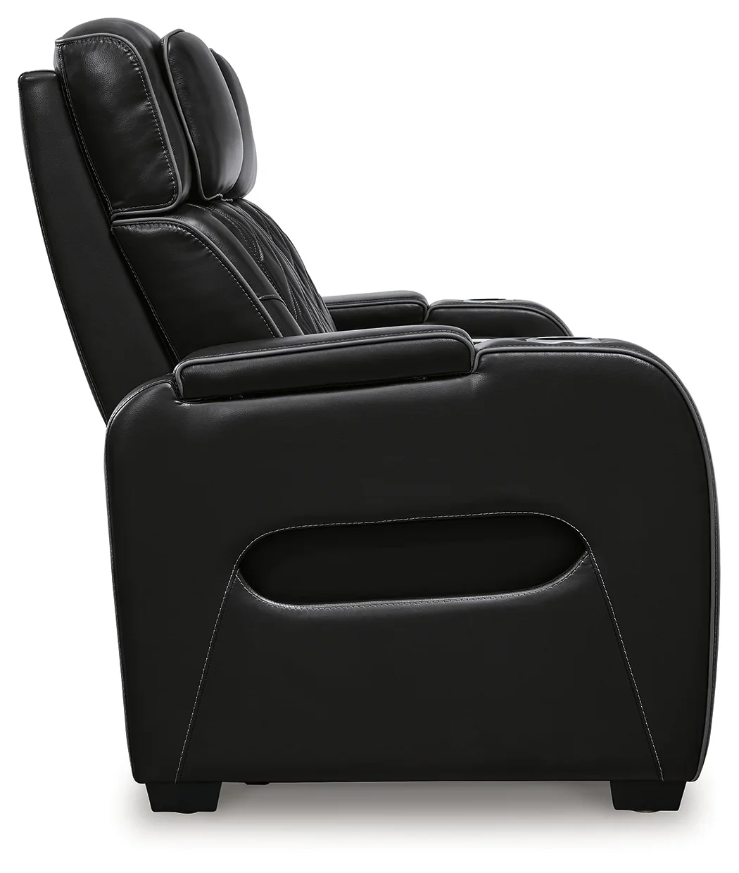 Boyington - Black - Power Reclining Sofa With Adj Headrest - Image 11