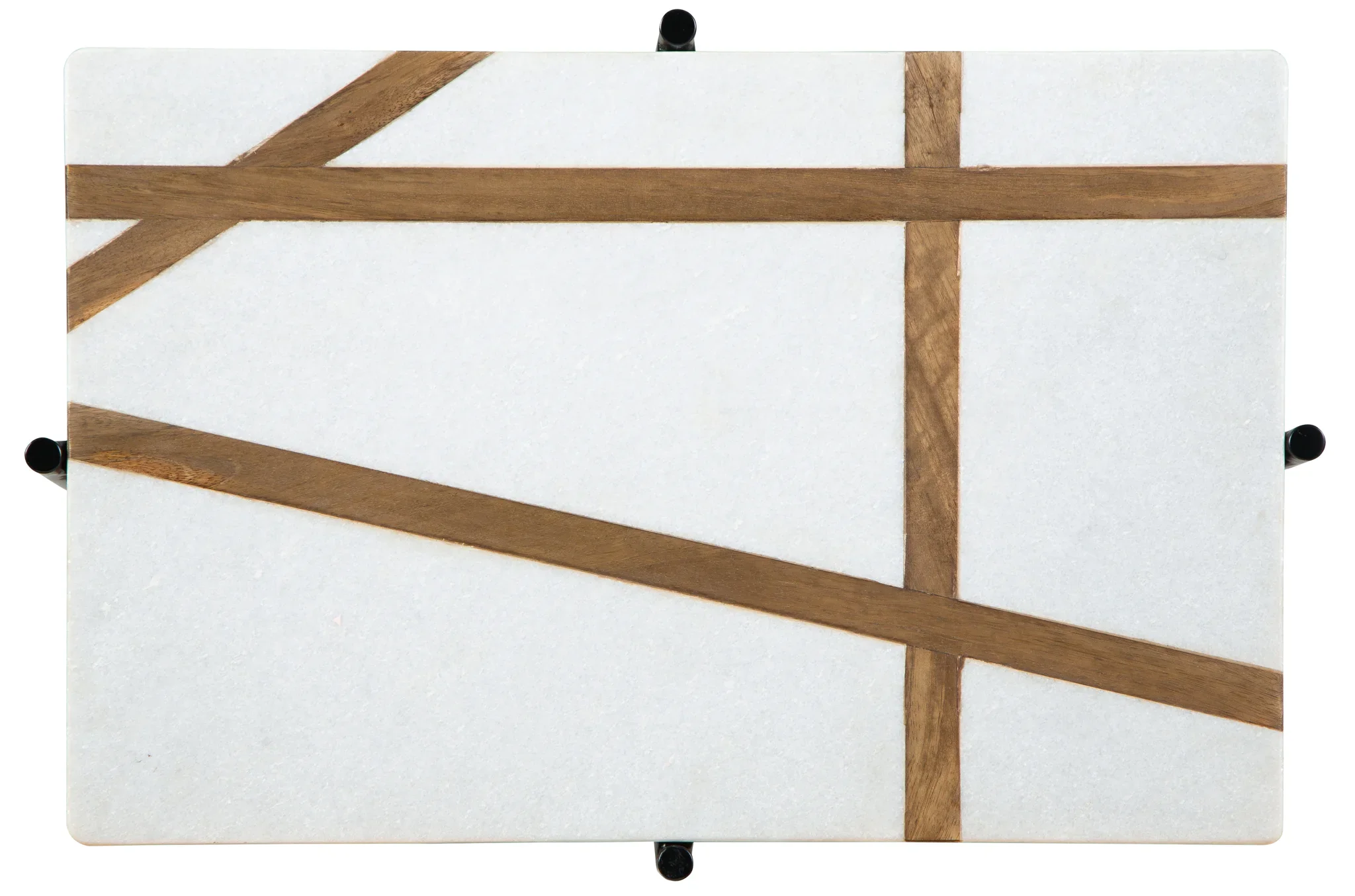 Braxmore - White / Light Brown - Accent Table - Image 4