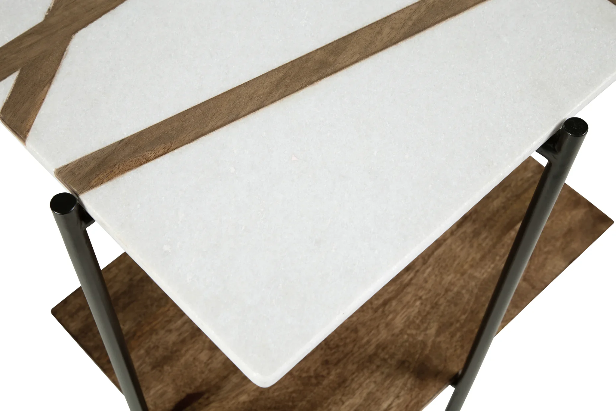 Braxmore - White / Light Brown - Accent Table - Image 5