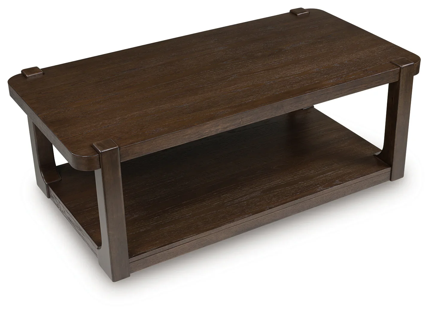 Breckington - Dark Brown - Rectangle Cocktail Table - Image 3
