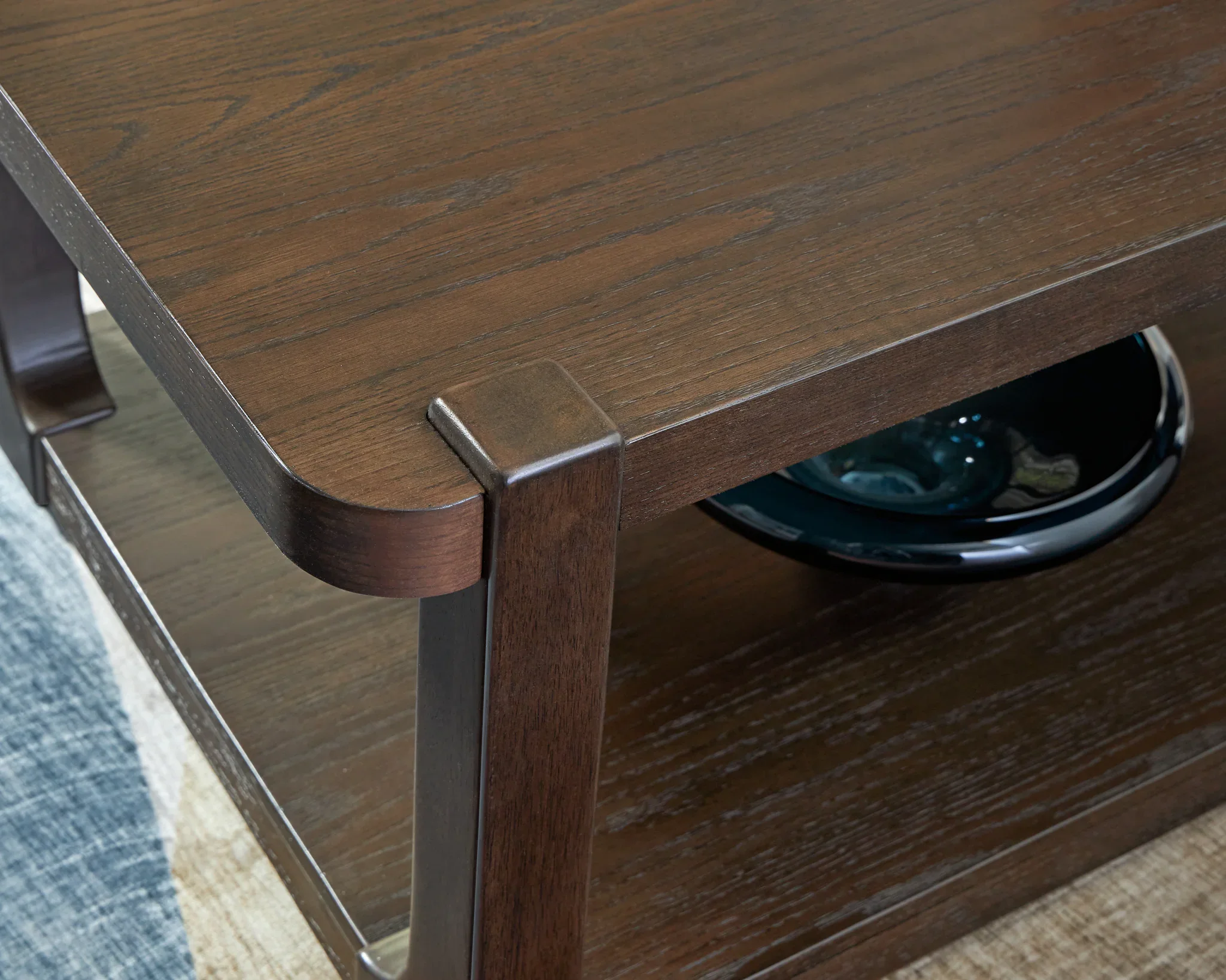 Breckington - Dark Brown - Rectangle Cocktail Table - Image 7
