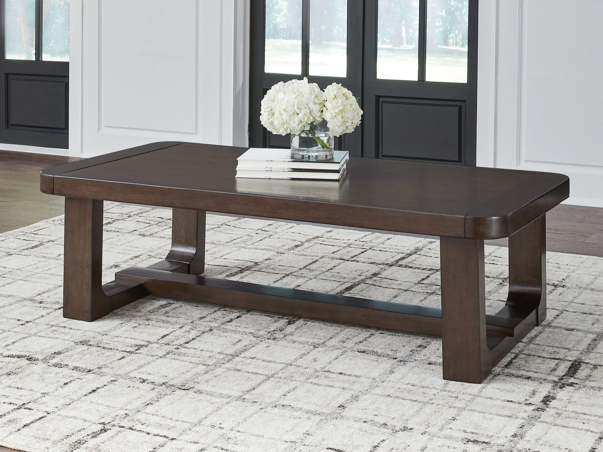 Breckington - Dark Brown - Rectangular Cocktail Table - Image 2