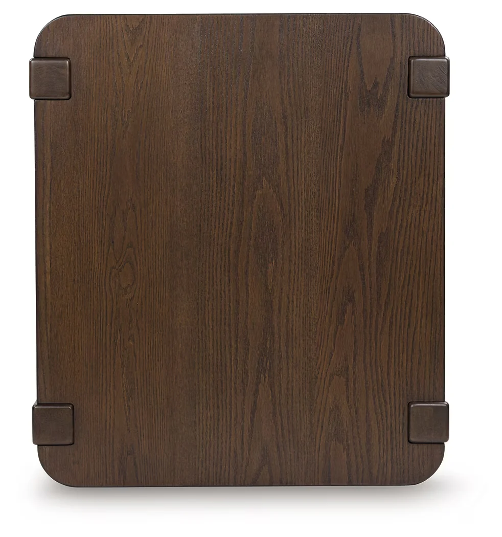 Breckington - Dark Brown - Rectangular End Table - Image 6