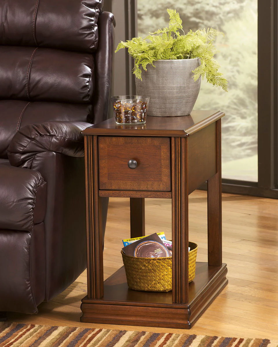 Breegin - Brown - Chair Side End Table - Removable Tray - Image 3