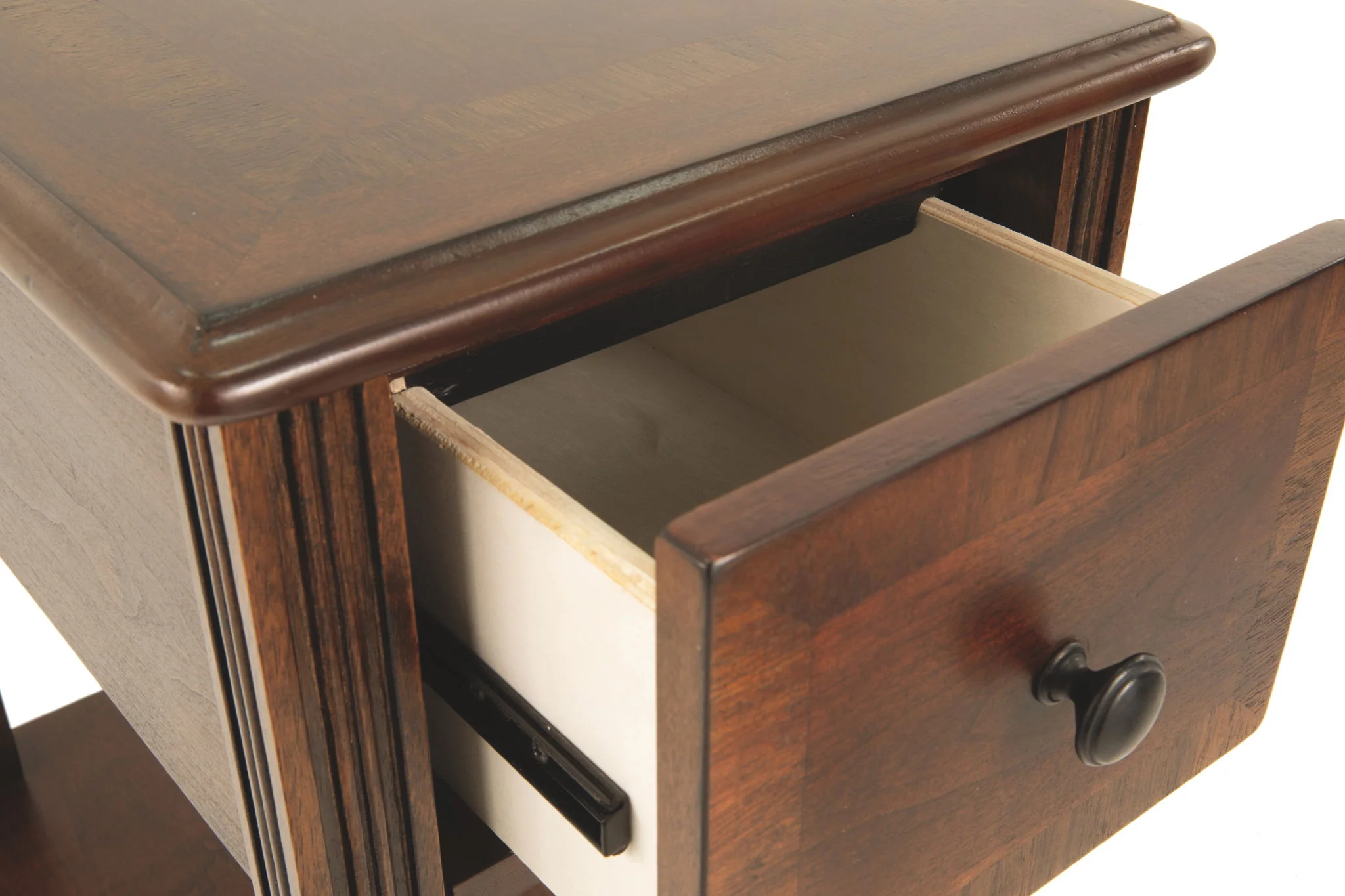 Breegin - Brown - Chair Side End Table - Removable Tray - Image 5