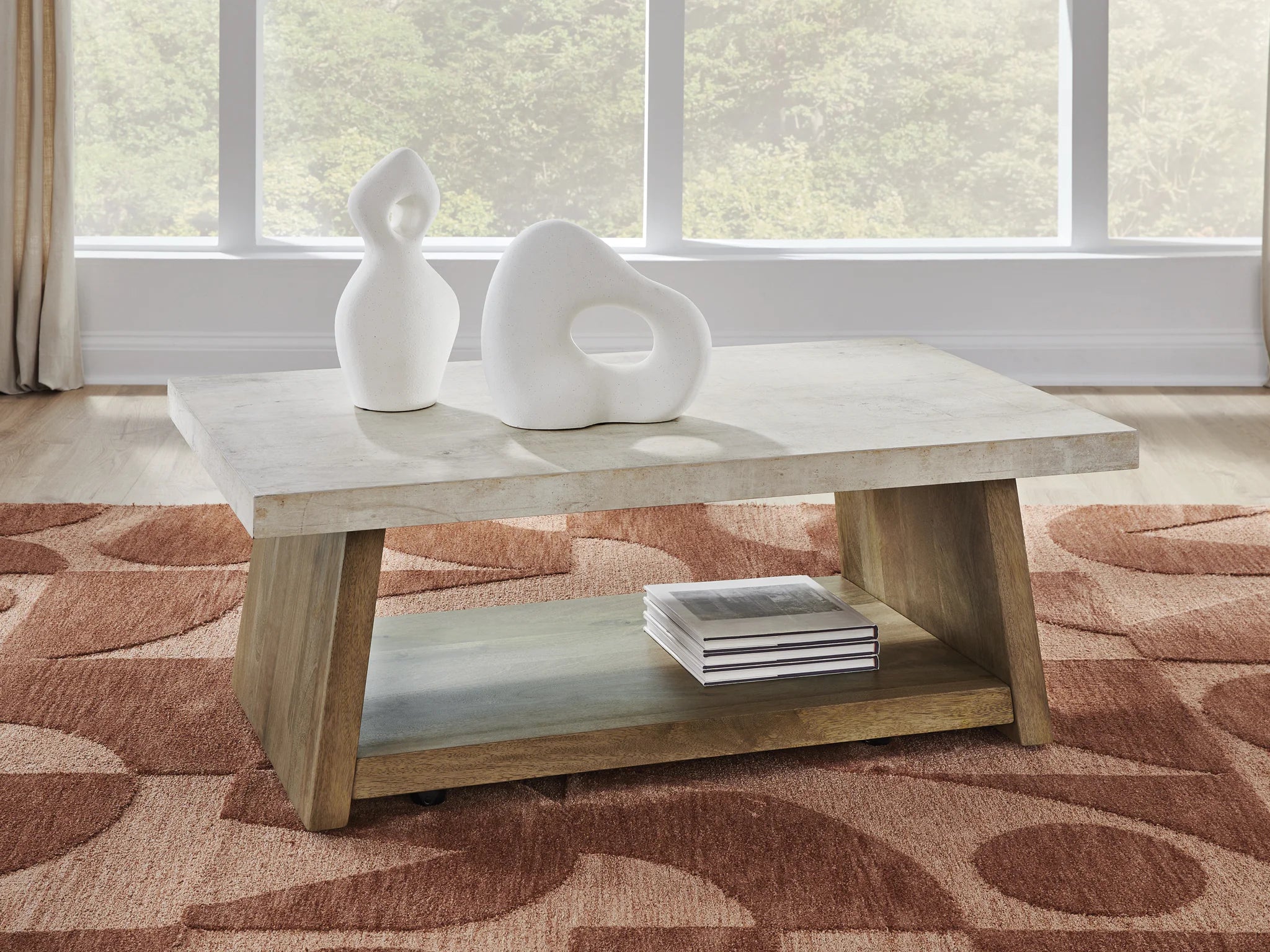Brendalhouse - Light Brown - Rectangular Cocktail Table