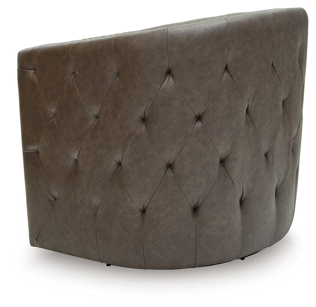 Brentlow - Granite - Swivel Accent Chair - Image 2