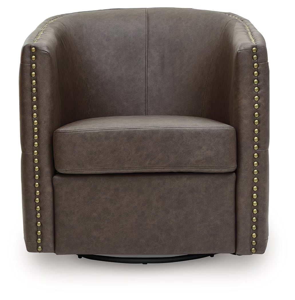 Brentlow - Granite - Swivel Accent Chair - Image 4