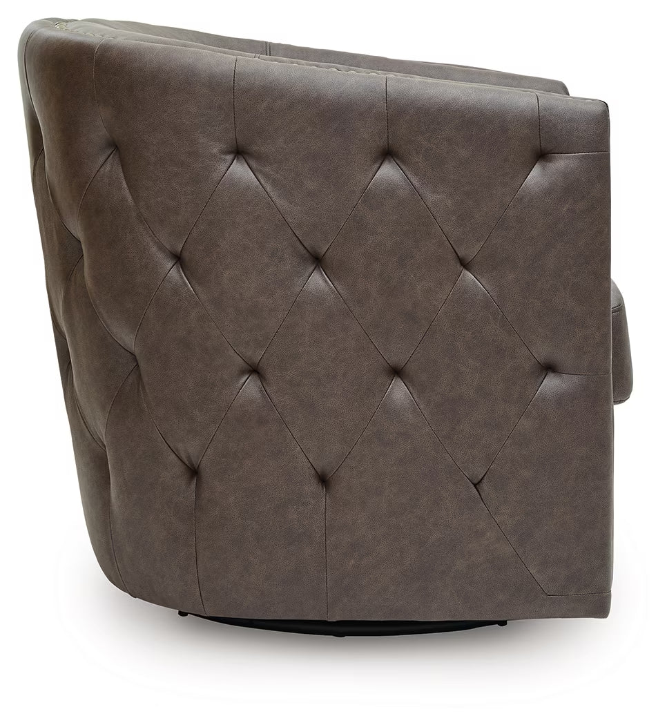Brentlow - Granite - Swivel Accent Chair - Image 5