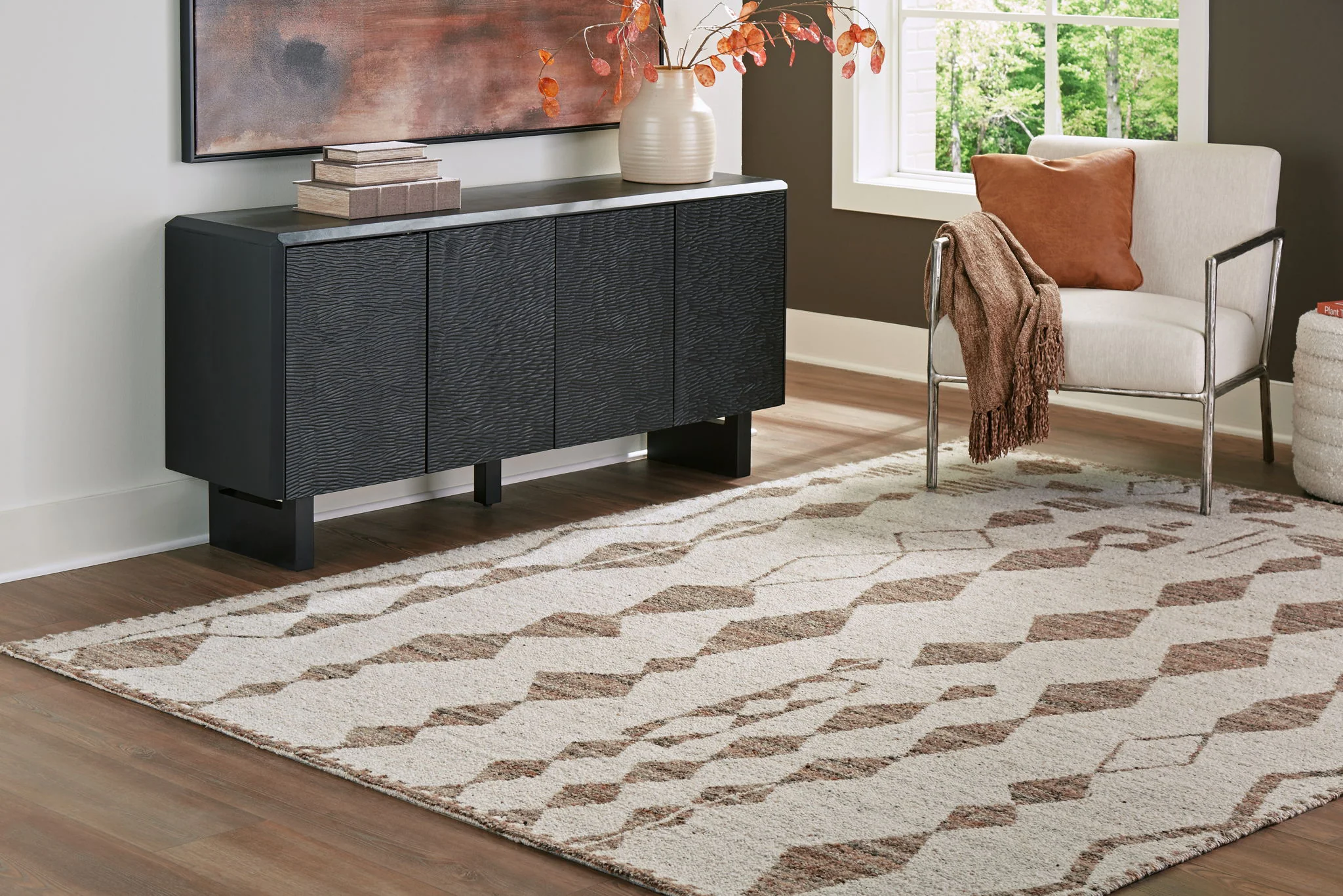 Brettler - Beige / Brown - Large Rug - 8' x 10' - Image 2
