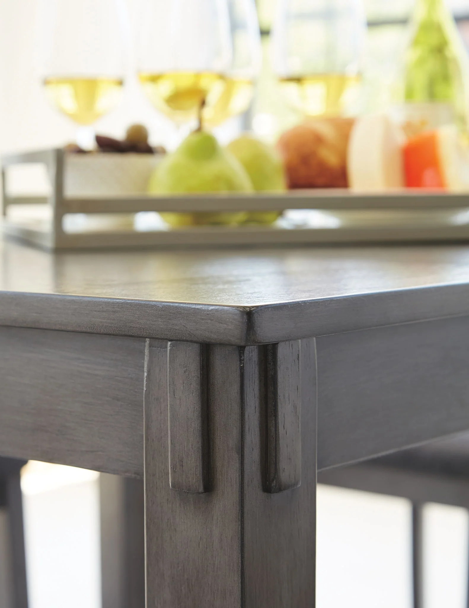Bridson - Gray - Square Counter Tbl Set (Set of 5) - Image 4
