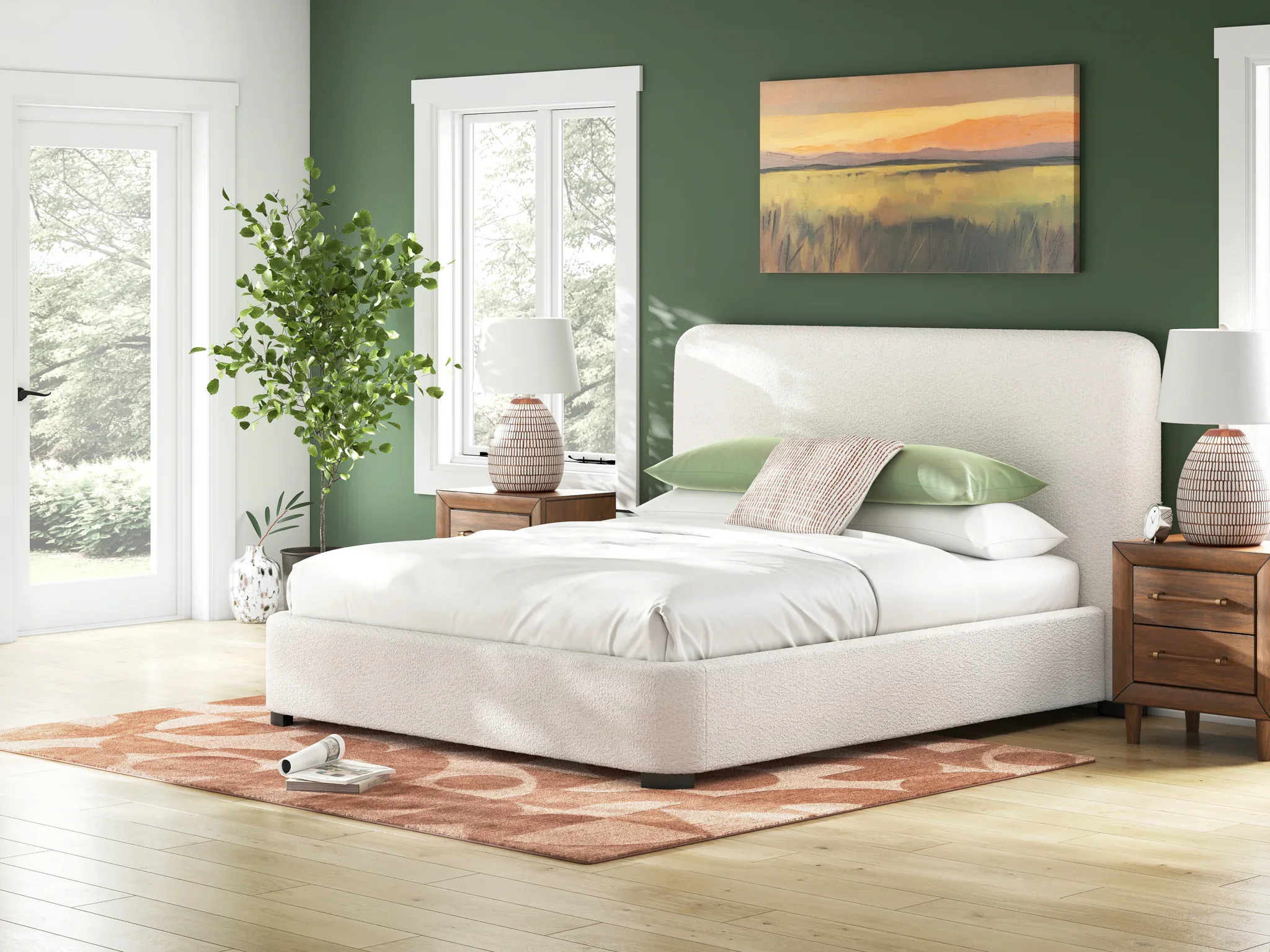 Brintstreet - Beige - California King Upholstered Bed - Image 2