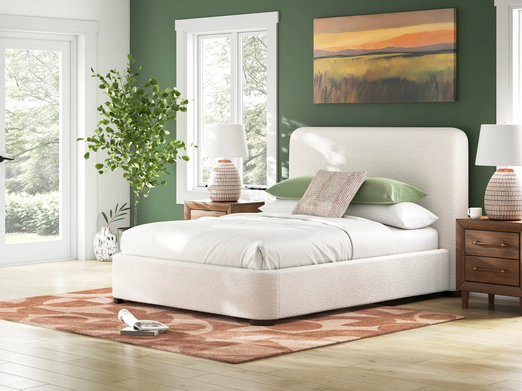 Brintstreet - Beige - Queen Upholstered Bed - Image 2