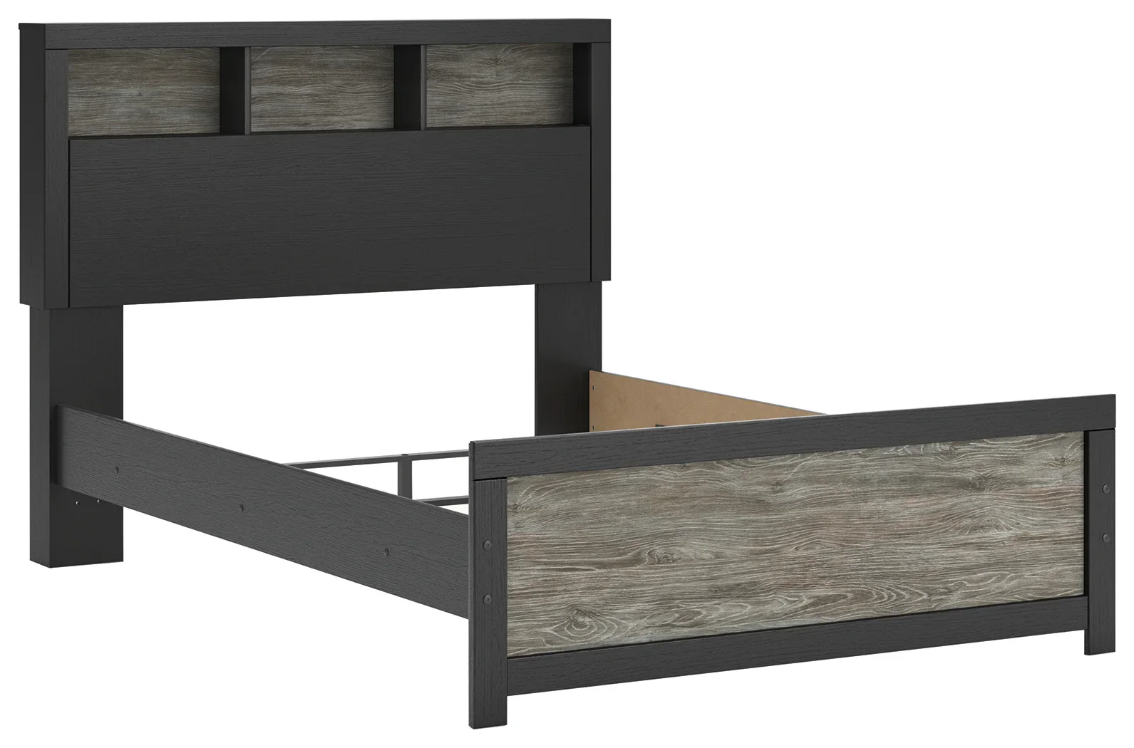 Broachmyn - Full Bookcase Bed - Black / Gray - Image 2