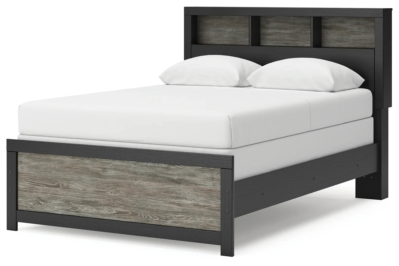 Broachmyn - Full Bookcase Bed - Black / Gray - Image 4