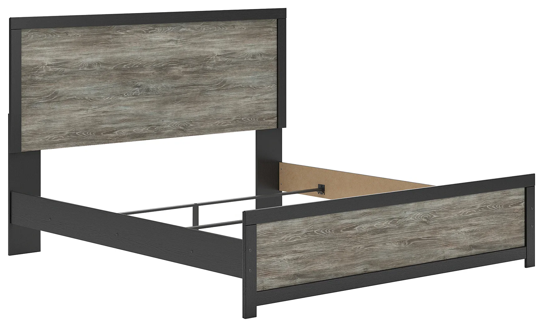 Broachmyn - King Panel Bed - Black / Gray - Image 2