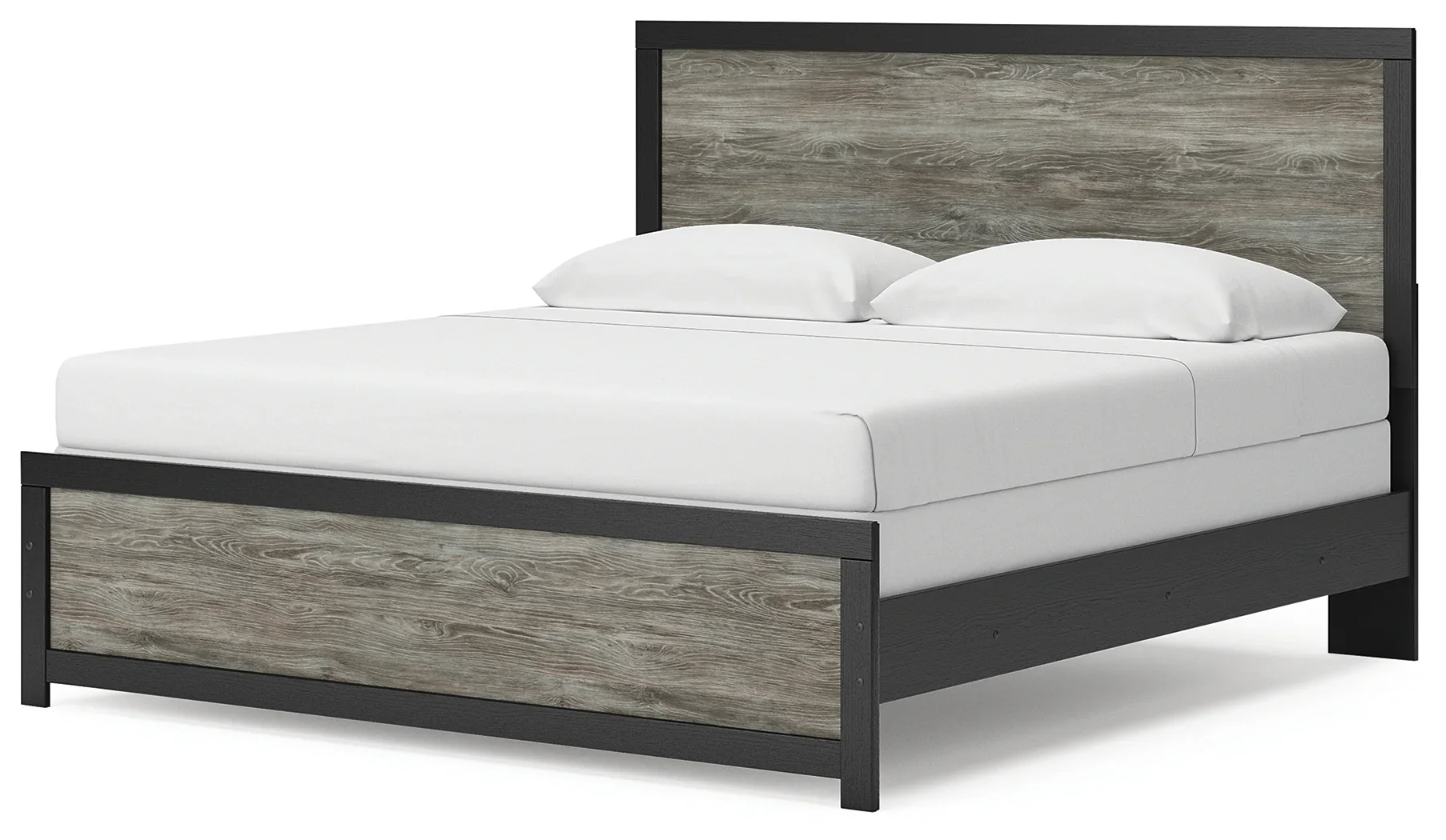 Broachmyn - King Panel Bed - Black / Gray - Image 4