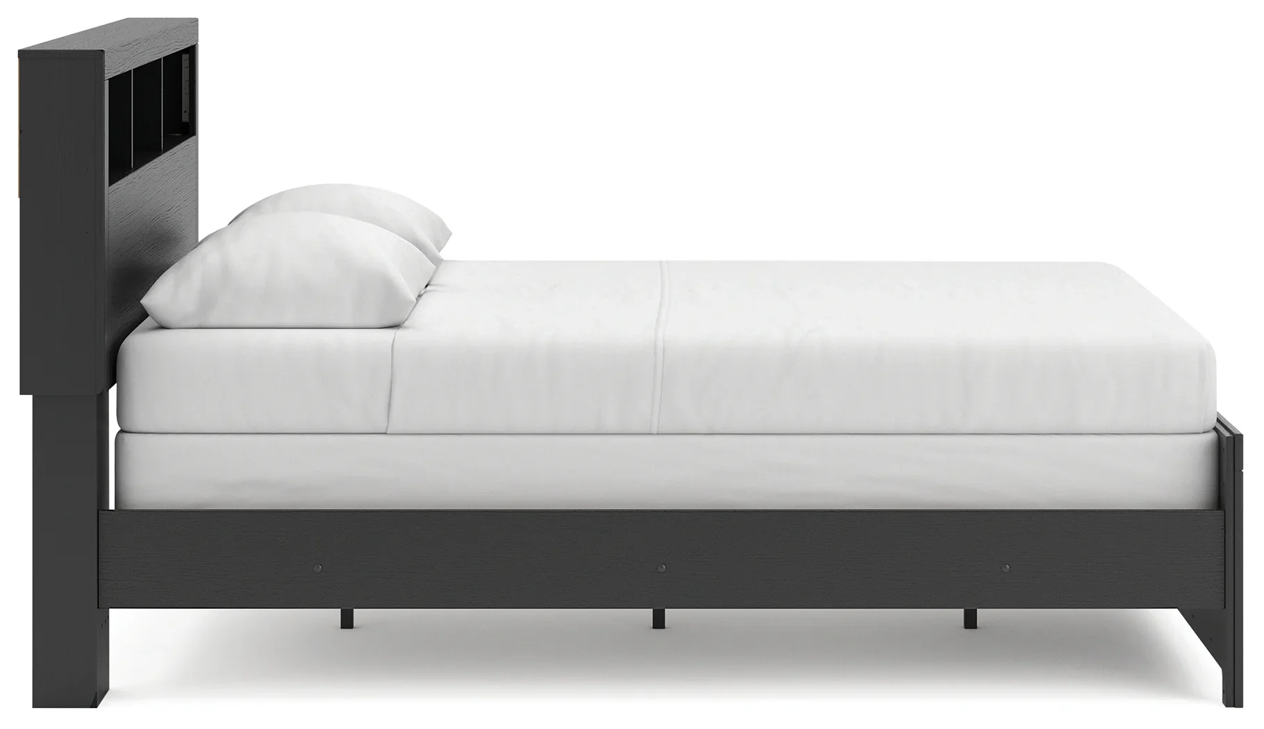 Broachmyn - Queen Bookcase Bed - Black / Gray - Image 5