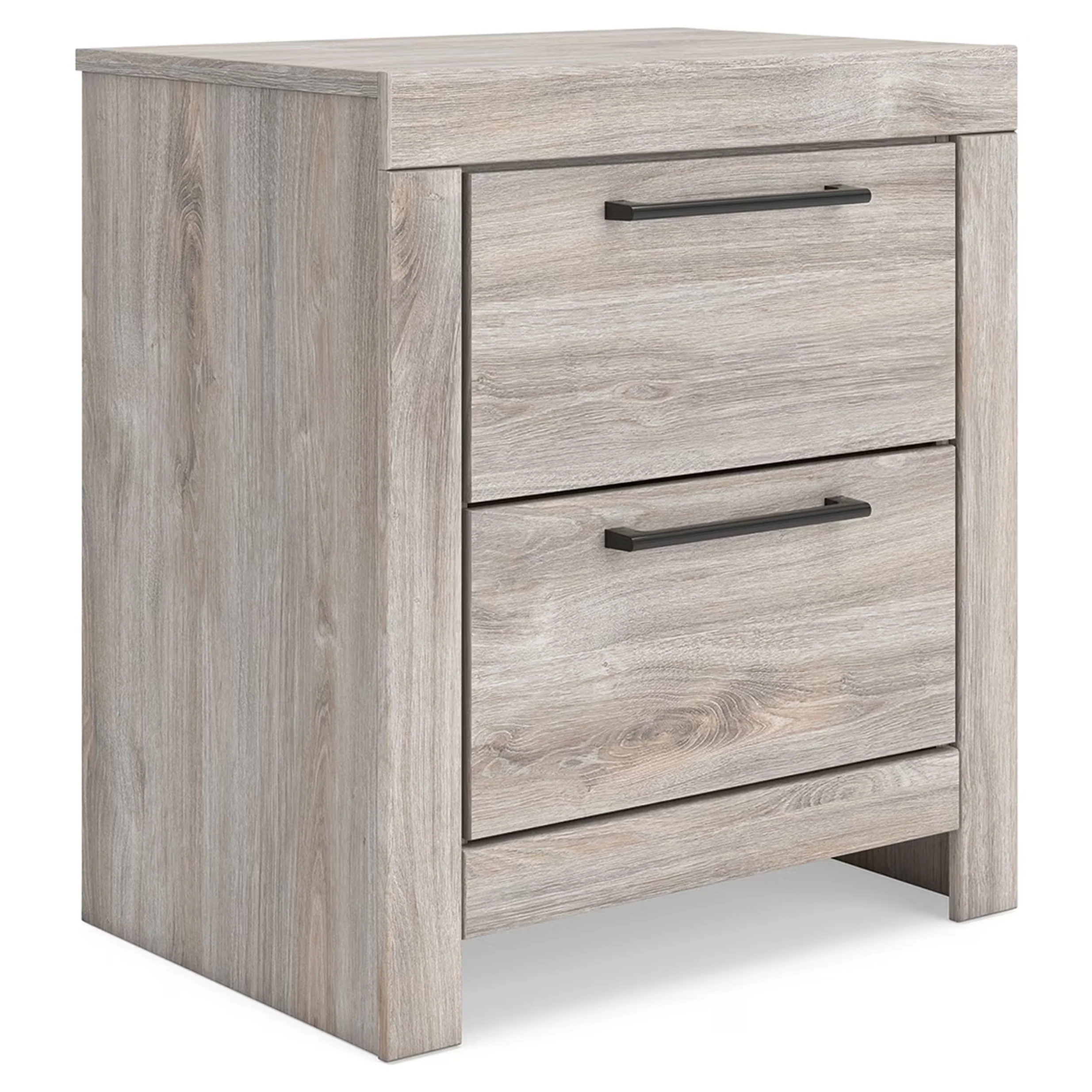 Broachmyn - Two Drawer Night Stand - Gray