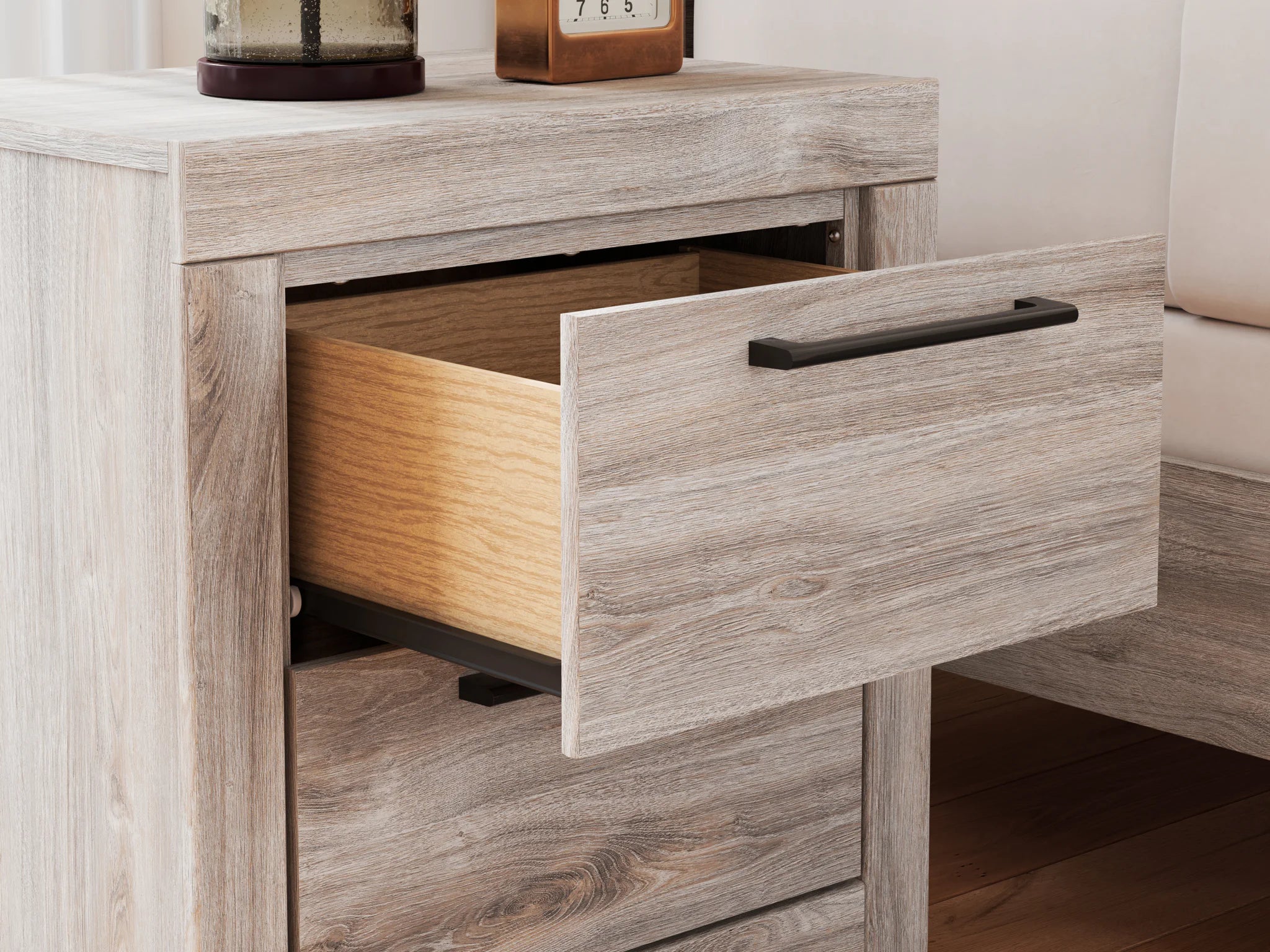 Broachmyn - Two Drawer Night Stand - Gray - Image 10