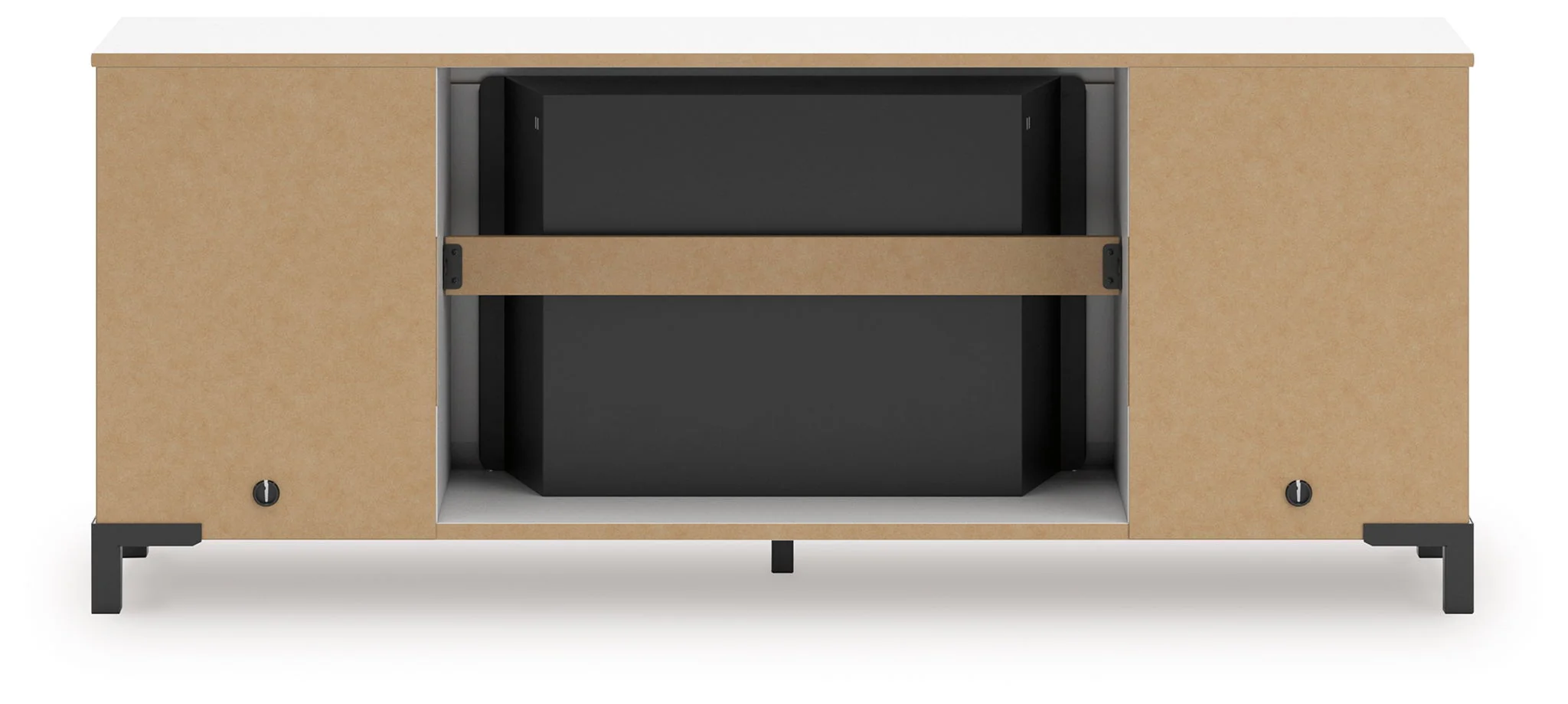 Brollevi - White - TV Stand With Fireplace - Image 8