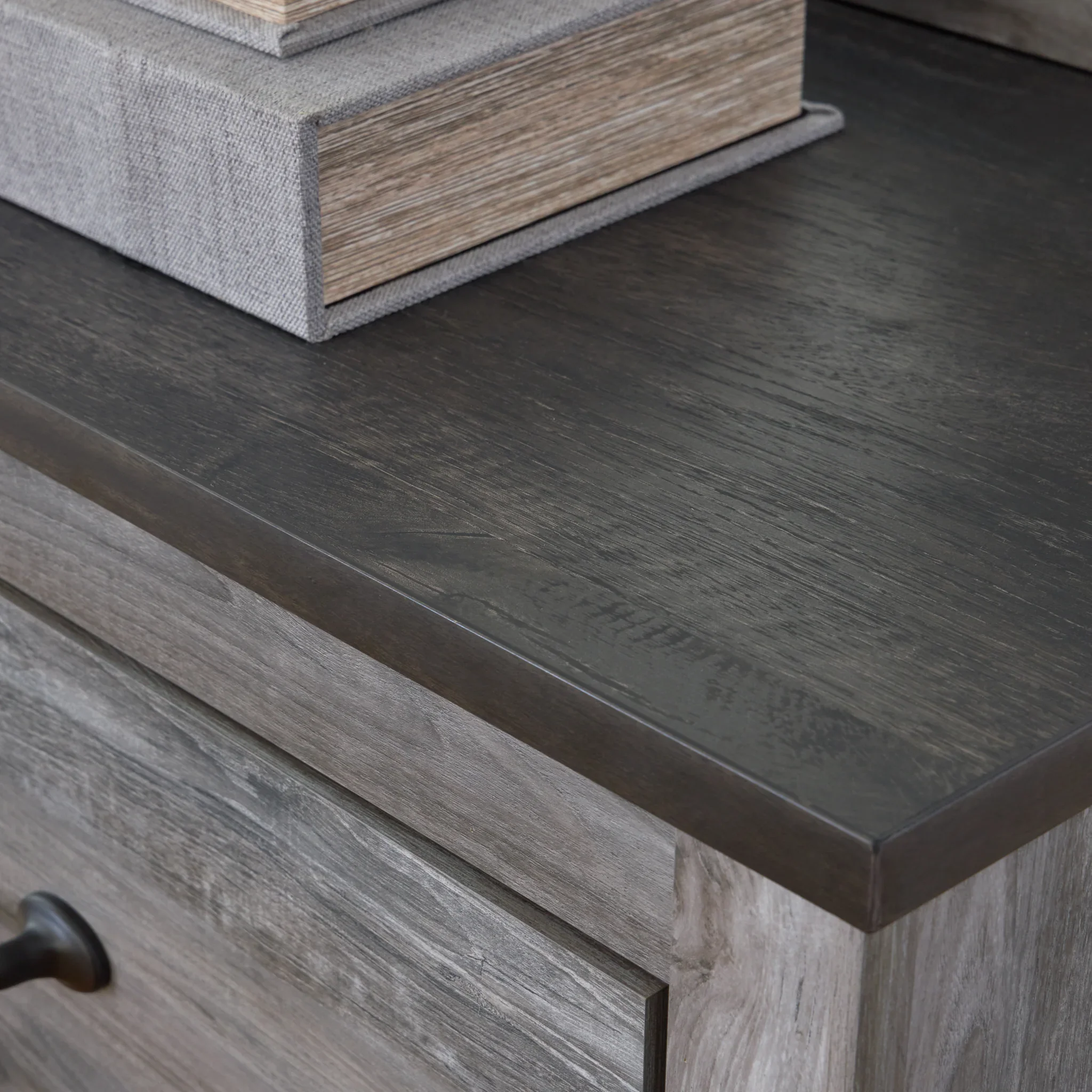 Bronyan - Dark Gray - Two Drawer Night Stand - Image 5