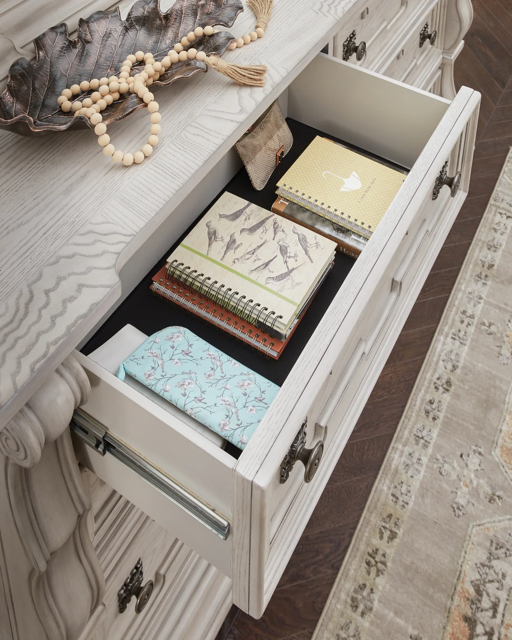 Bruchandi - Antique White - Dresser And Mirror - Image 7