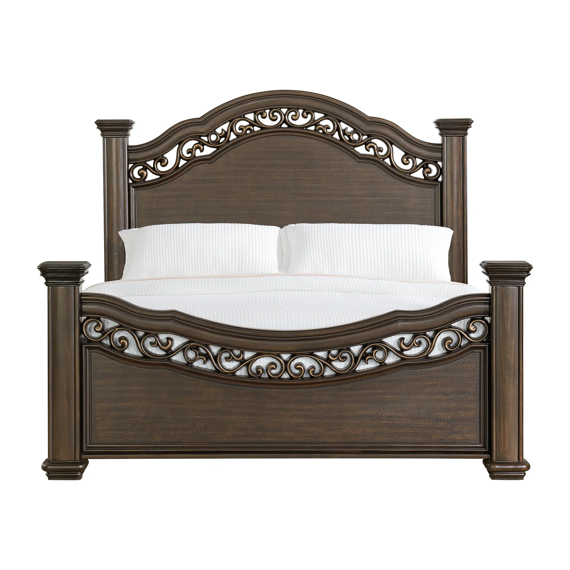 Brunswick - King Panel Bed - Mahogany