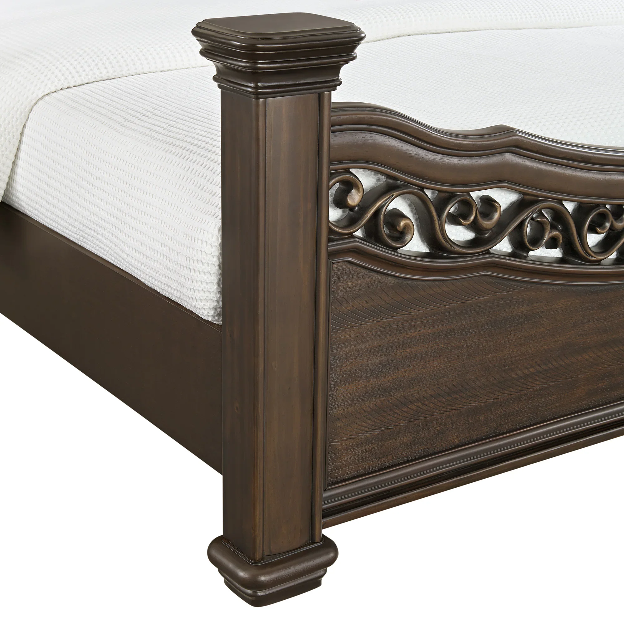 Brunswick - King Panel Bed - Mahogany - Image 2