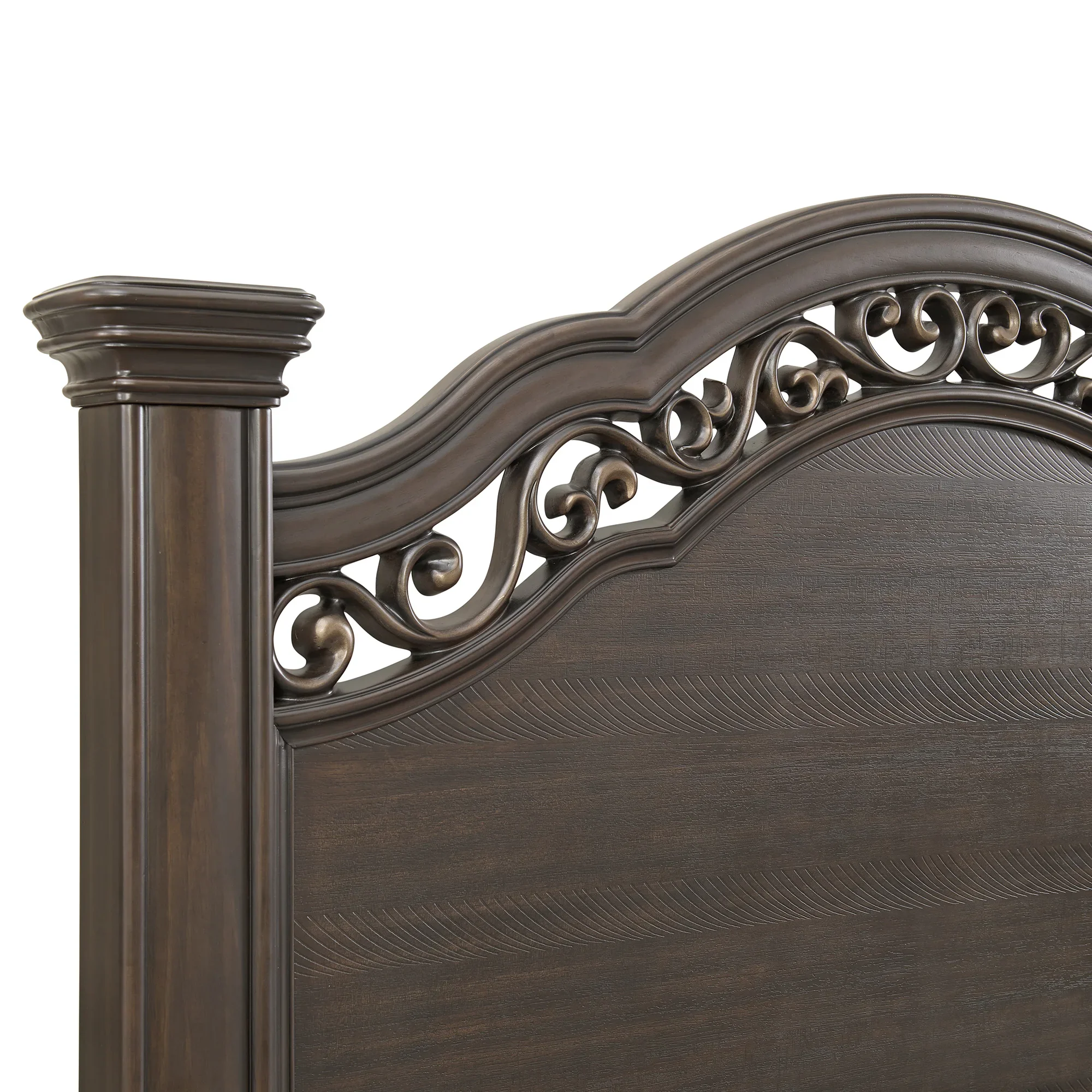 Brunswick - King Panel Bed - Mahogany - Image 3