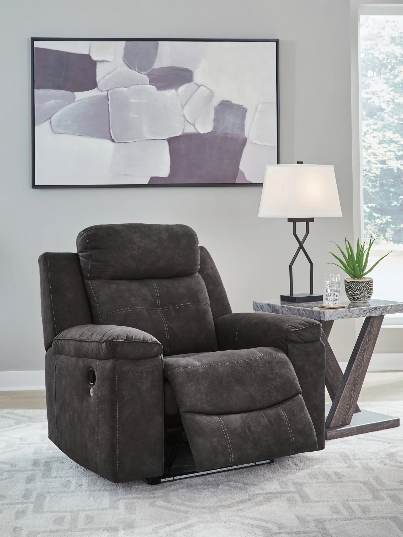 Brysonview - Charcoal - Zero Wall Recliner - Image 10