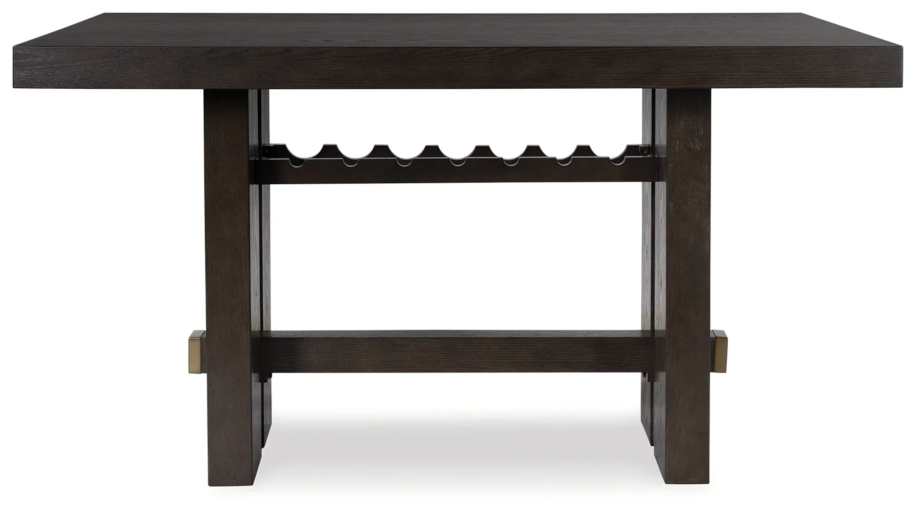Burkhaus - Dark Brown - 5 Pc. - Rectangular Counter Table, 4 Barstools - Image 3