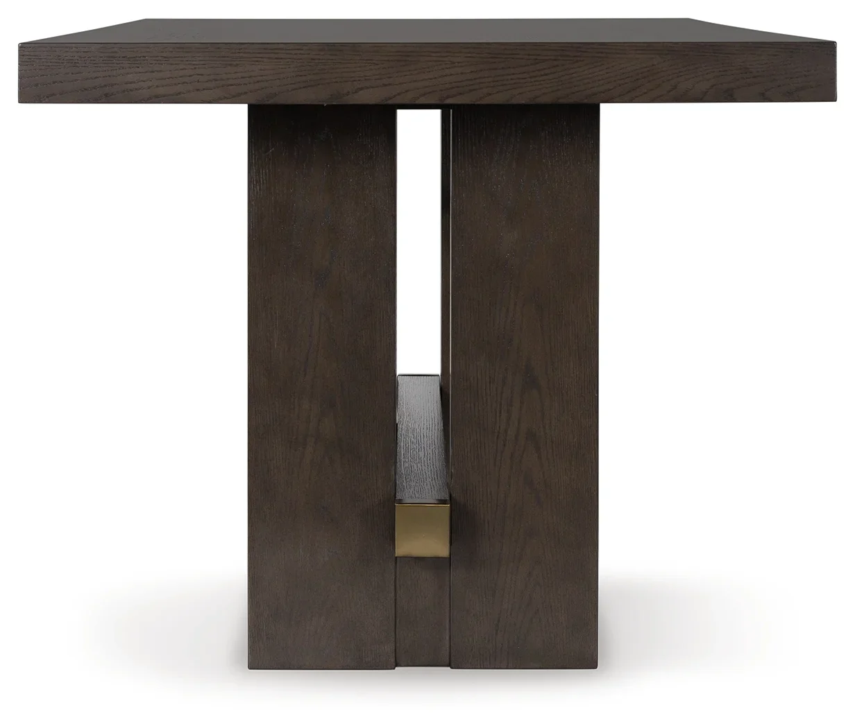 Burkhaus - Dark Brown - 5 Pc. - Rectangular Counter Table, 4 Barstools - Image 4