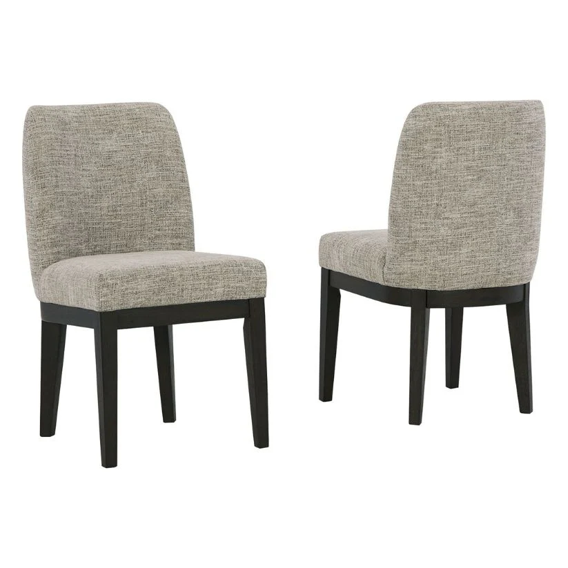 Burkhaus - Dark Brown - Dining Uph Side Chair (Set of 2) - Image 3