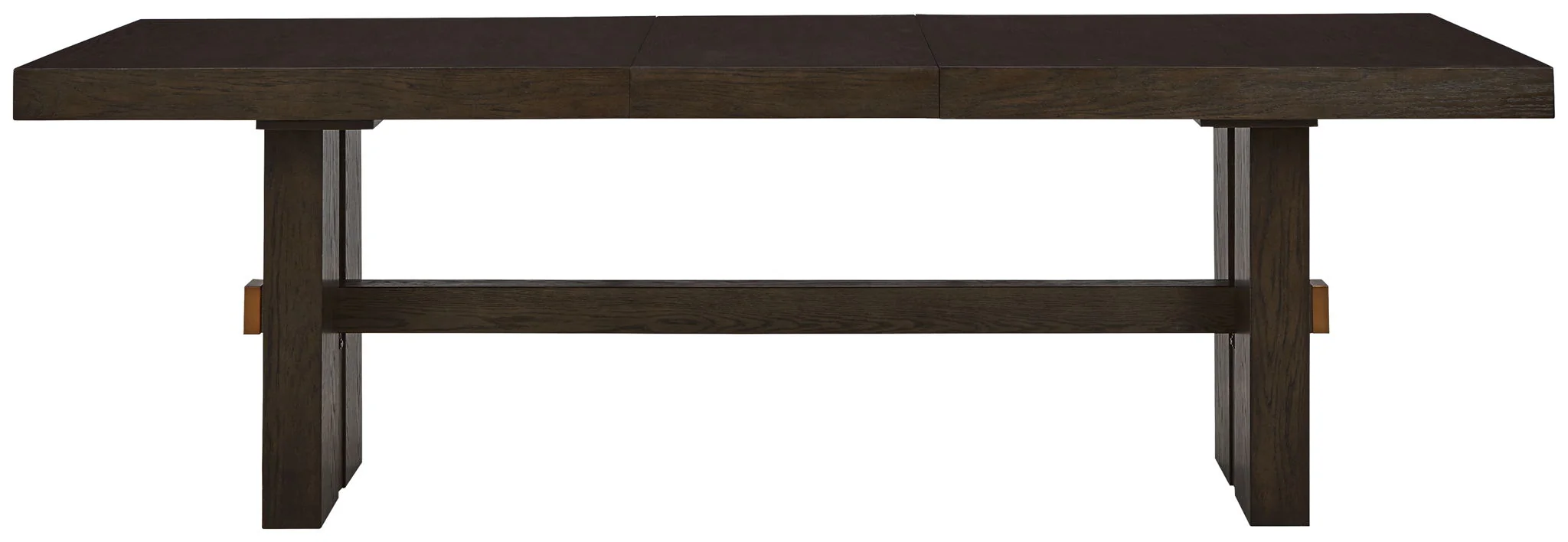 Burkhaus - Dark Brown - Rect Dining Room Ext Table - Image 4