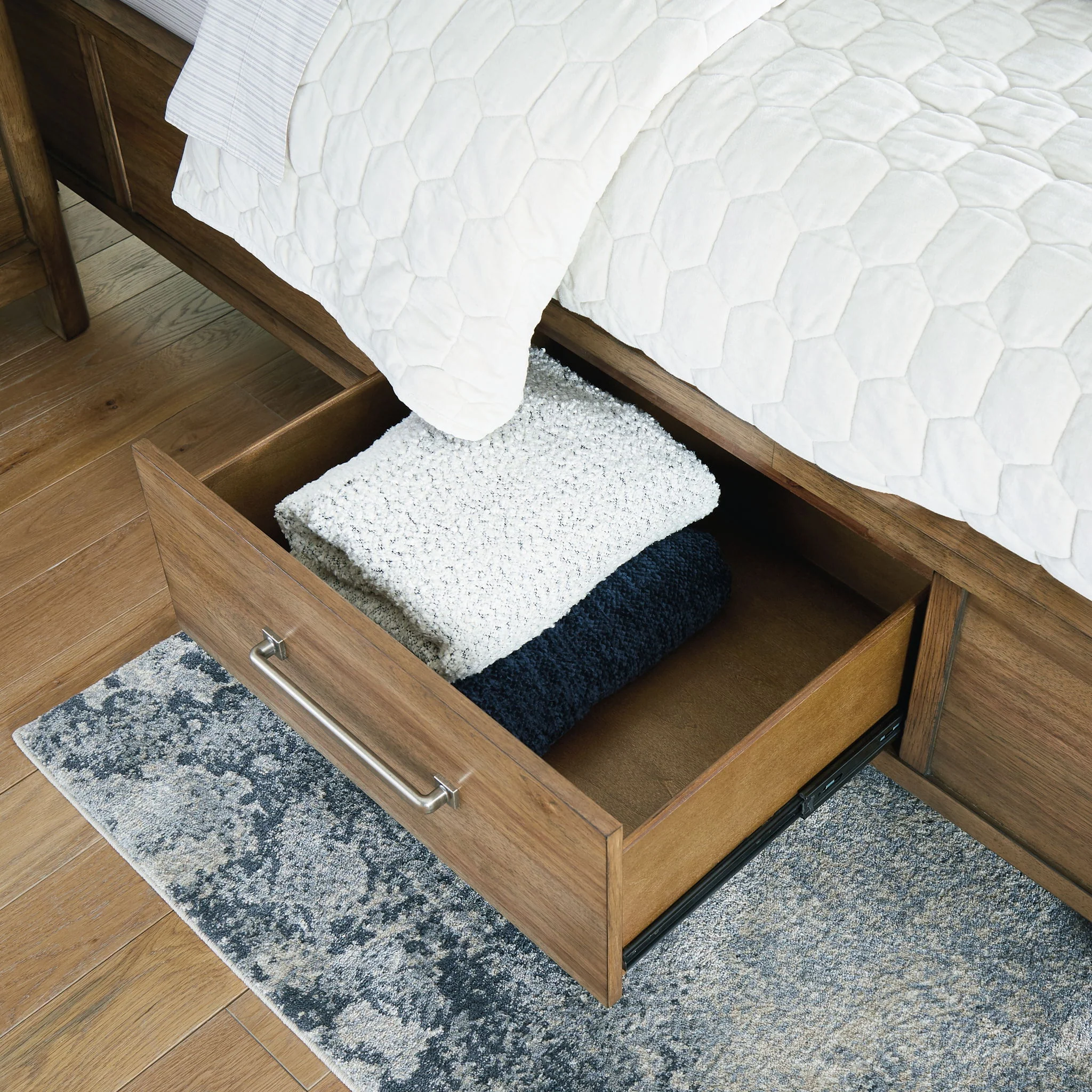 Cabalynn - Light Brown - Queen Panel Bed With Storage - Image 11