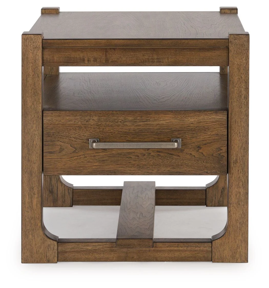 Cabalynn - Light Brown - Square End Table - Image 4