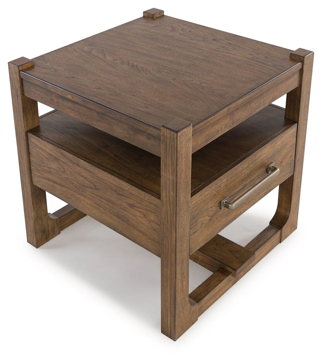 Cabalynn - Light Brown - Square End Table - Image 6